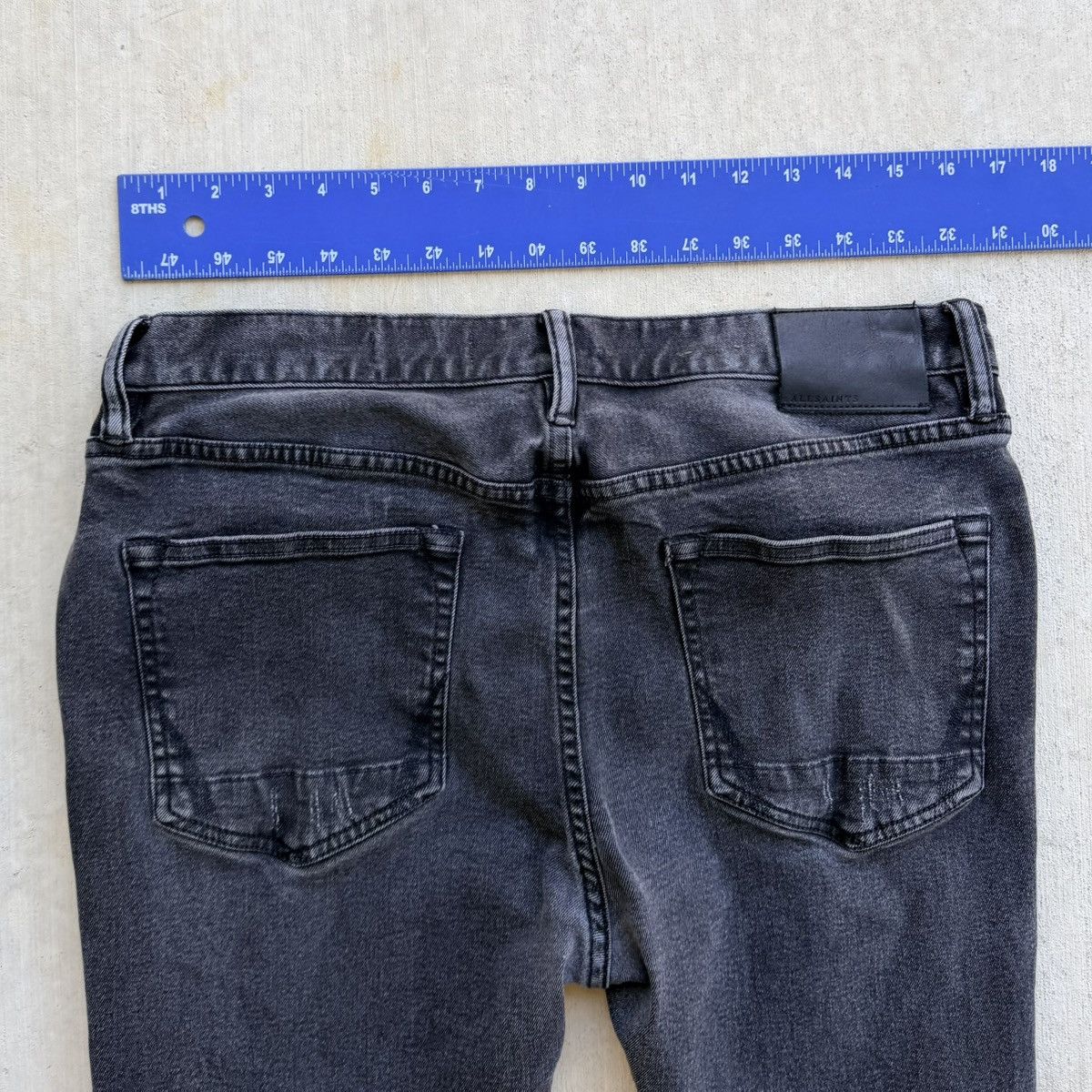 Allsaints Allsaints Jeans Men Size 33 Slim Black Denim Stretch Size US 33 - 8 Thumbnail