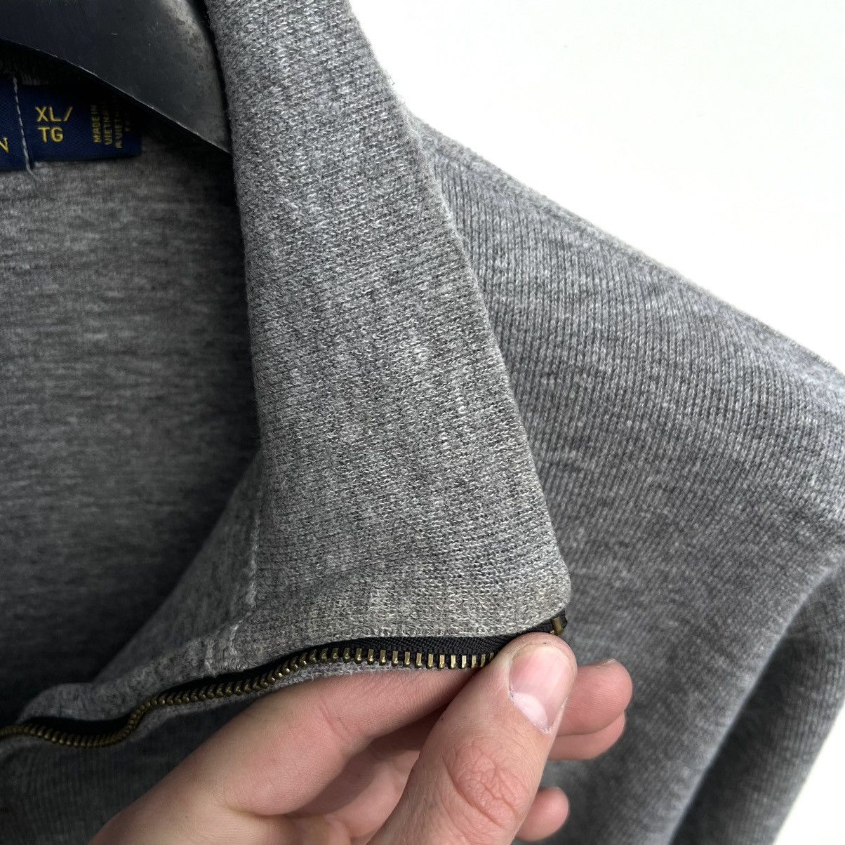 Polo Ralph Lauren × Vintage Polo Ralph Lauren 1/4 zip sweater vintage Size US XL / EU 56 / 4 - 5 Thumbnail