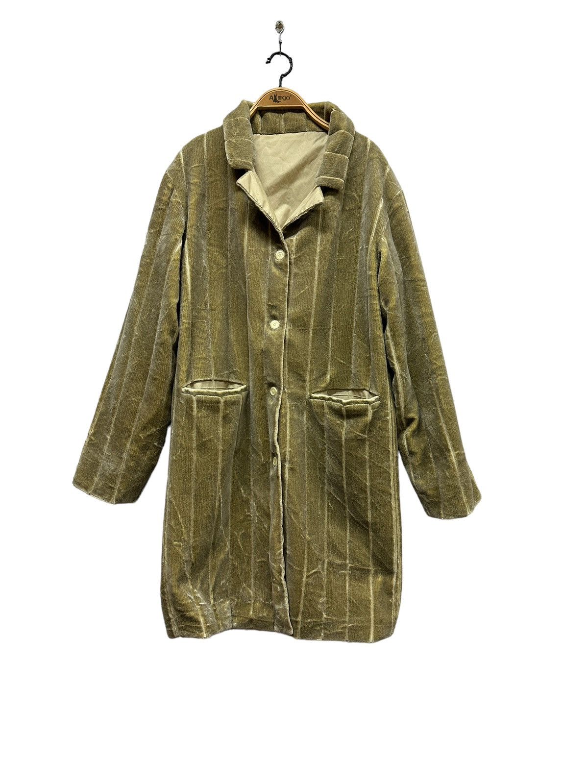 Fendi 💥vintage fendi reversible cotton velvet long jacket Size S / US 4 / IT 40 - 1 Thumbnail