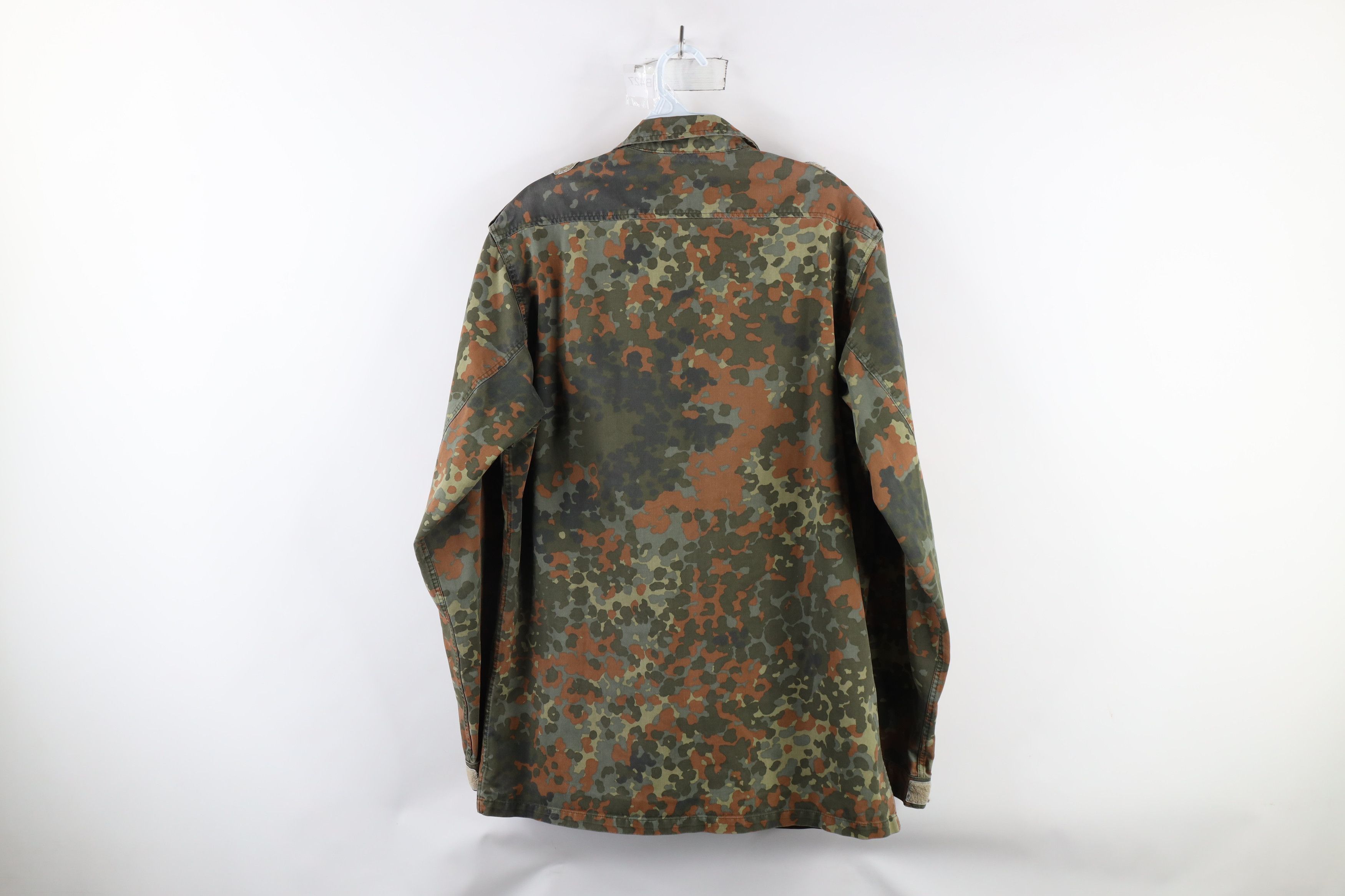 Vintage Vintage 90s German Military Camouflage Combat Field Jacket Size US L / EU 52-54 / 3 - 14 Thumbnail