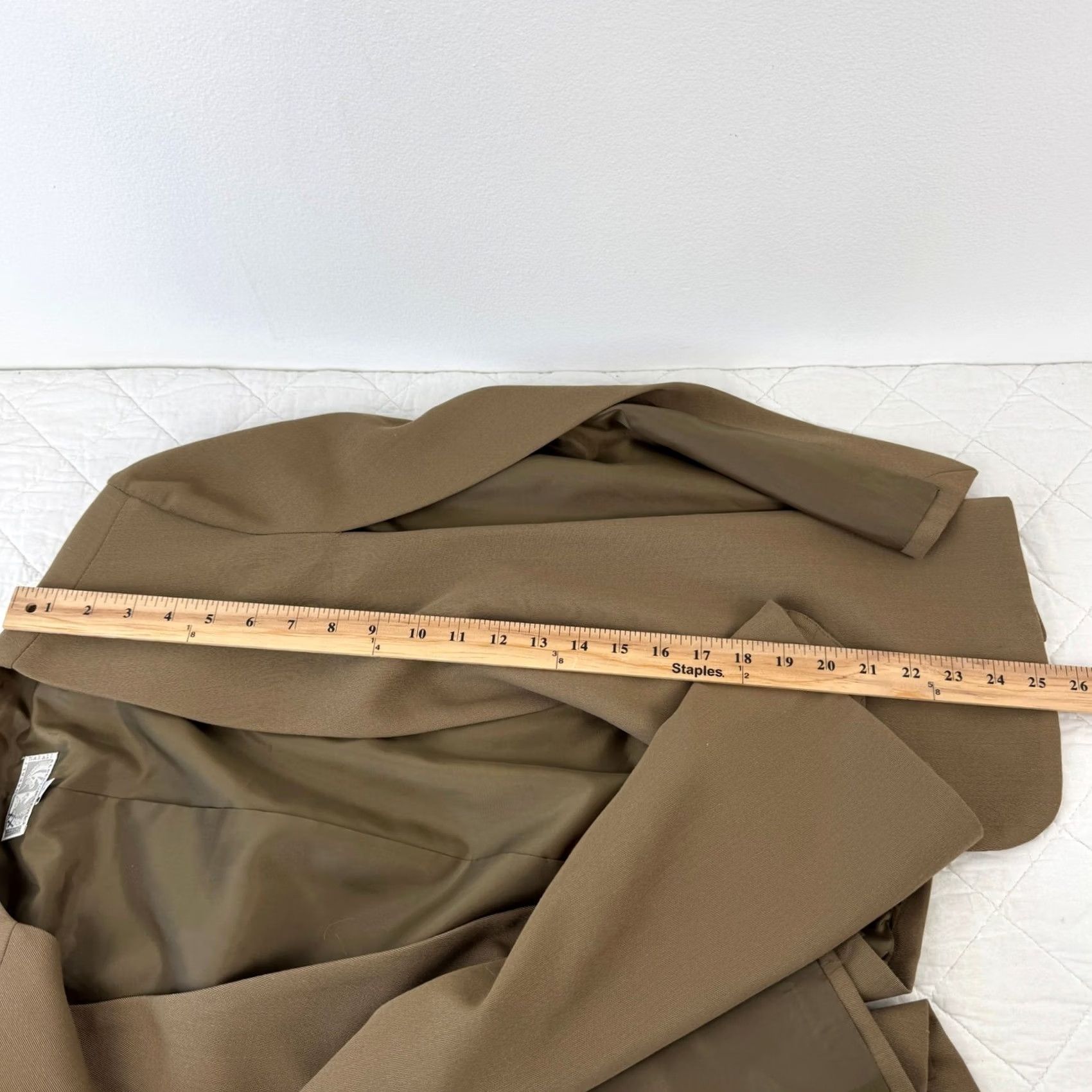 Vintage VINTAGE Alberto Makali Cape Blazer Jacket Brown L 100% Wool Open Front Womens Size L / US 10 / IT 46 - 7 Thumbnail