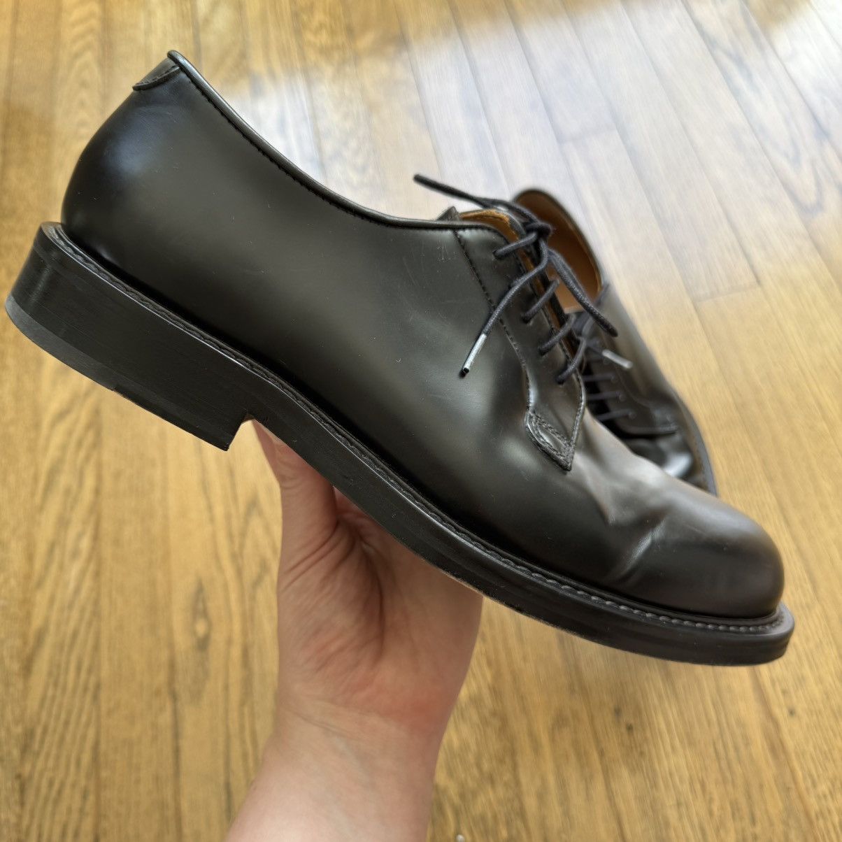 Mr P. Size 8.5 Mr P black derby lace up shoes Size US 8.5 / EU 41-42 - 6 Thumbnail