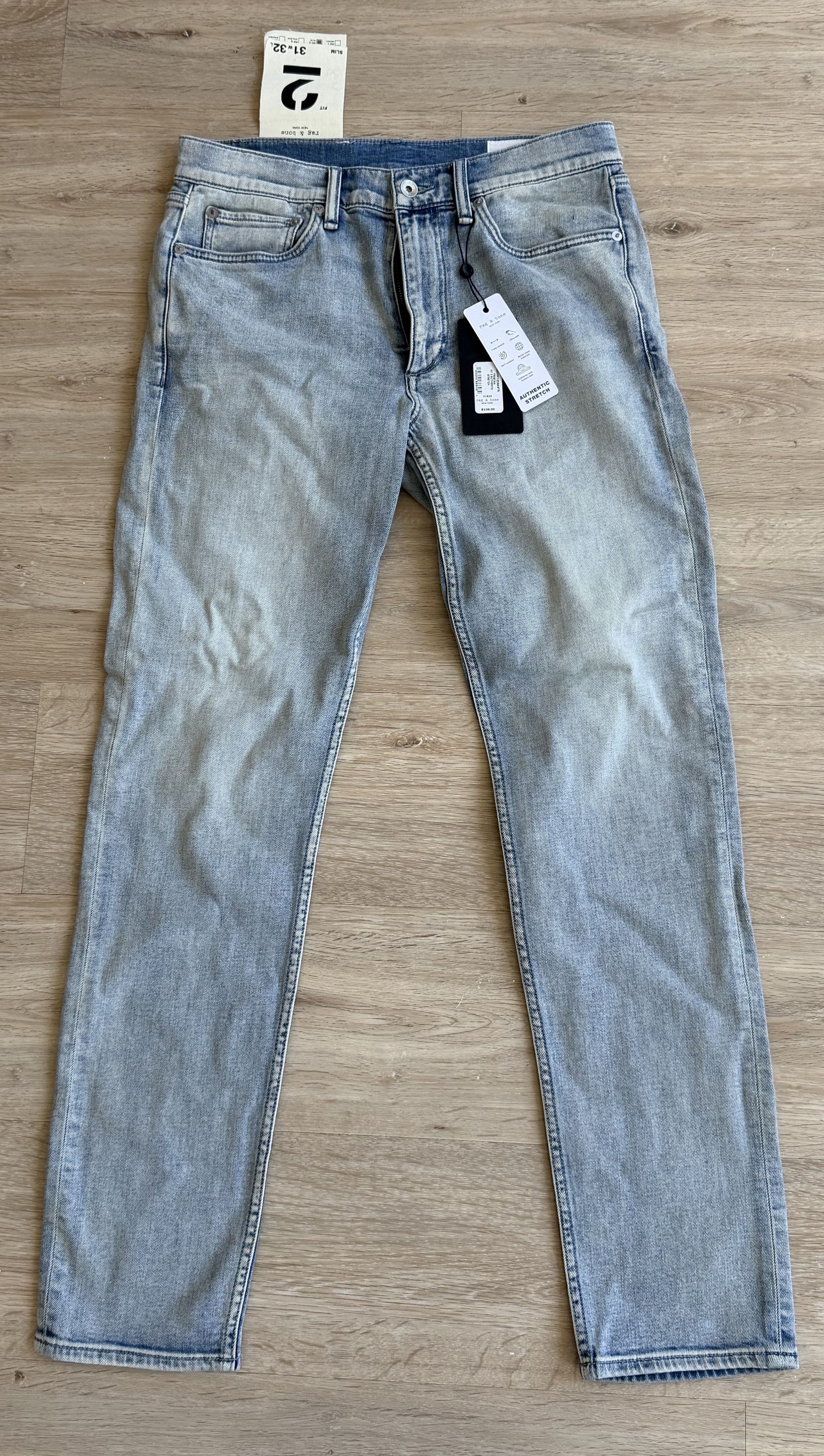 Rag & Bone rag & bone Fit 2 Authentic Stretch Slim Fit Jeans – 31 x 32 Size US 31 - 1 Thumbnail