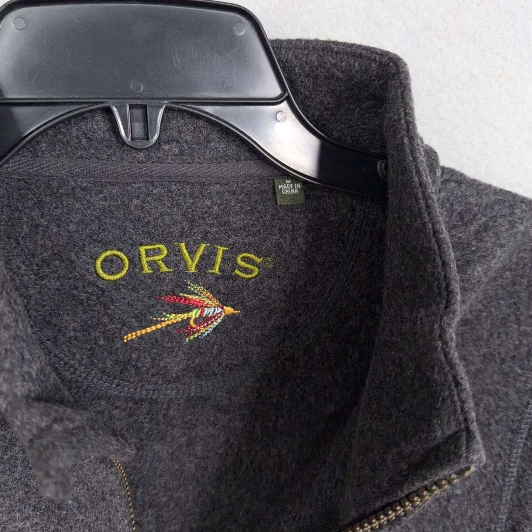 Orvis Orvis Mens Vest Sweater Gray Wool Full Zip Mock Neck Knit Warm Casual M Size US M / EU 48-50 / 2 - 2 Thumbnail