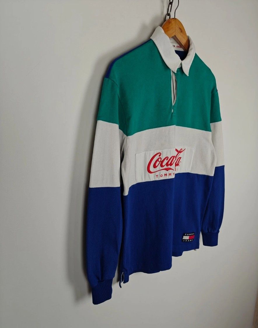 Tommy Hilfiger Tommy Hilfiger x Coca Cola Sweatshirt Collared Logo XS Size US XS / EU 42 / 0 - 4 Thumbnail
