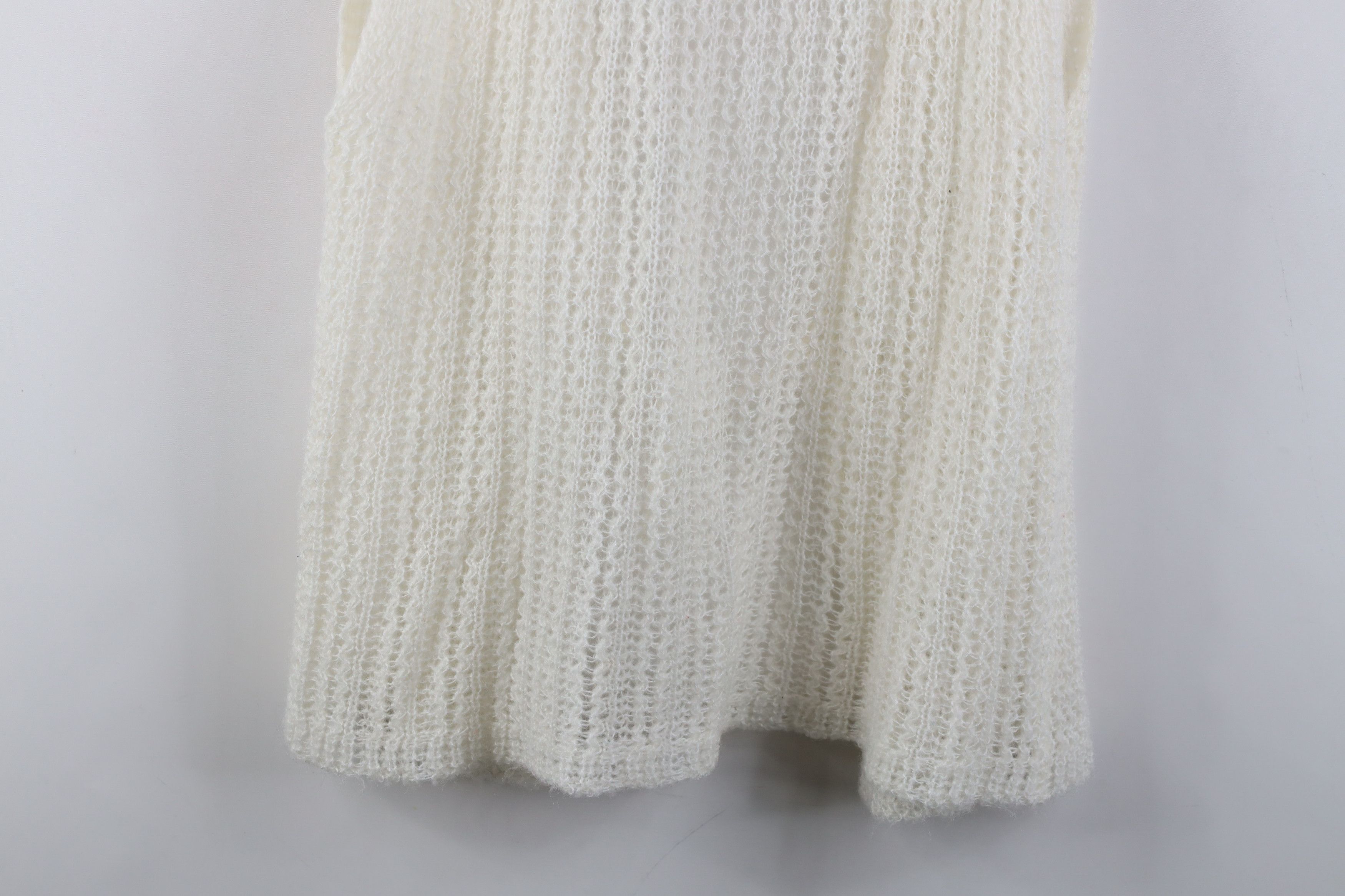 Vintage Vintage 60s 70s Streetwear Crochet Knit Sweater Vest Size M / US 6-8 / IT 42-44 - 10 Thumbnail