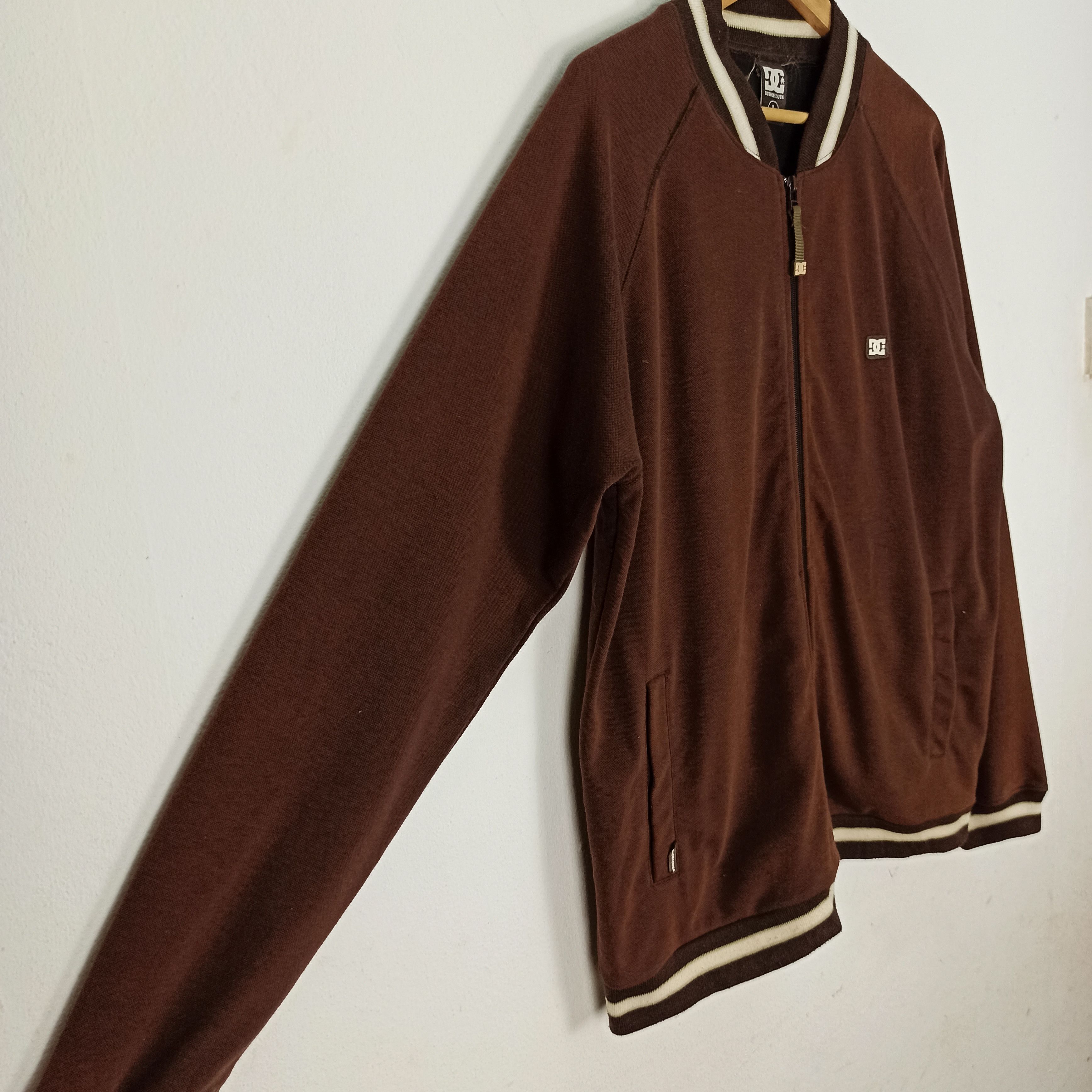 DC Rare Dc Shoes Sweater Zipper Brown Small Logo Size US L / EU 52-54 / 3 - 2 Thumbnail