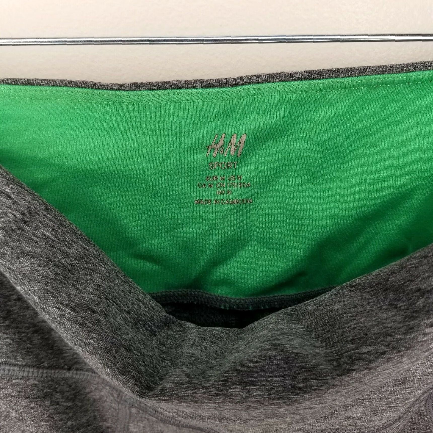 H&M H&M Leggings Adult Medium Gray Full Length Yoga Athletic Womens Size 32" / US 10 / IT 46 - 3 Thumbnail
