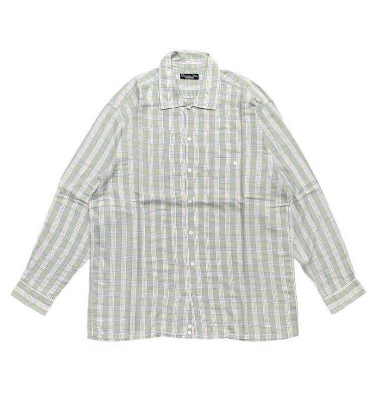 Christian Dior Plaid Flannel Shirt