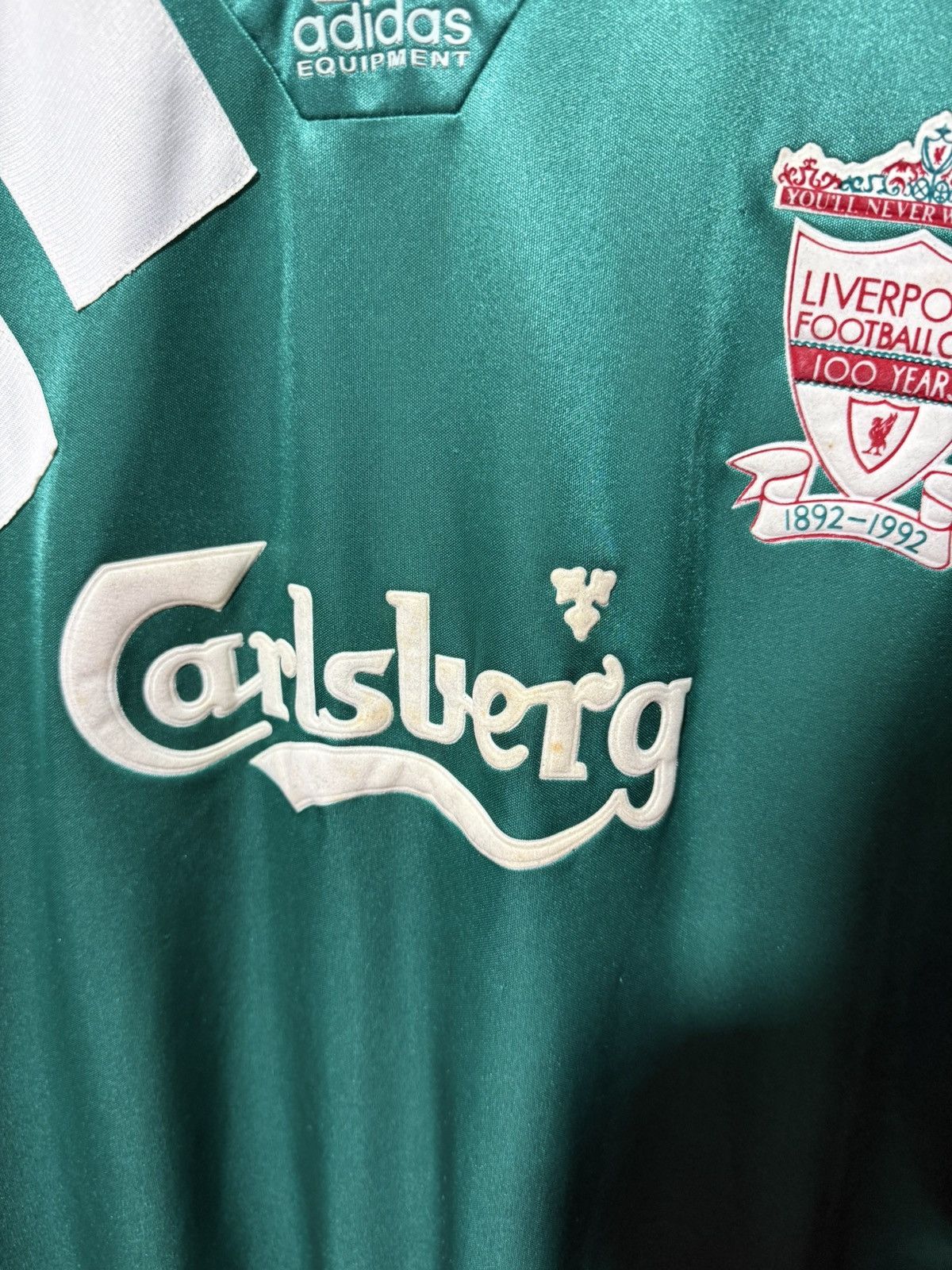 Adidas Adidas Liverpool 1992 1993 Away Soccer Jersey Size 42-44 Size US XL / EU 56 / 4 - 5 Thumbnail