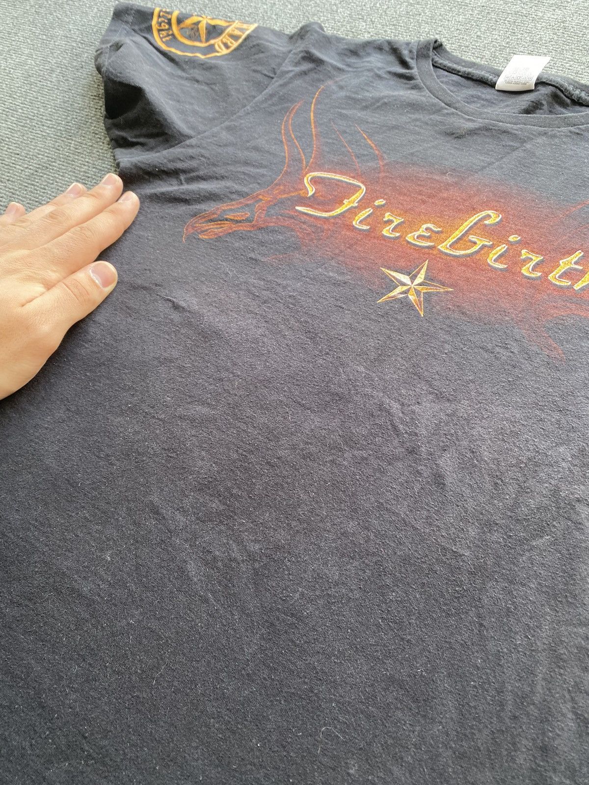 Band Tees 🔥00s Vntg Firebirth Gotthard Faded black tee mens M Size US M / EU 48-50 / 2 - 11 Thumbnail