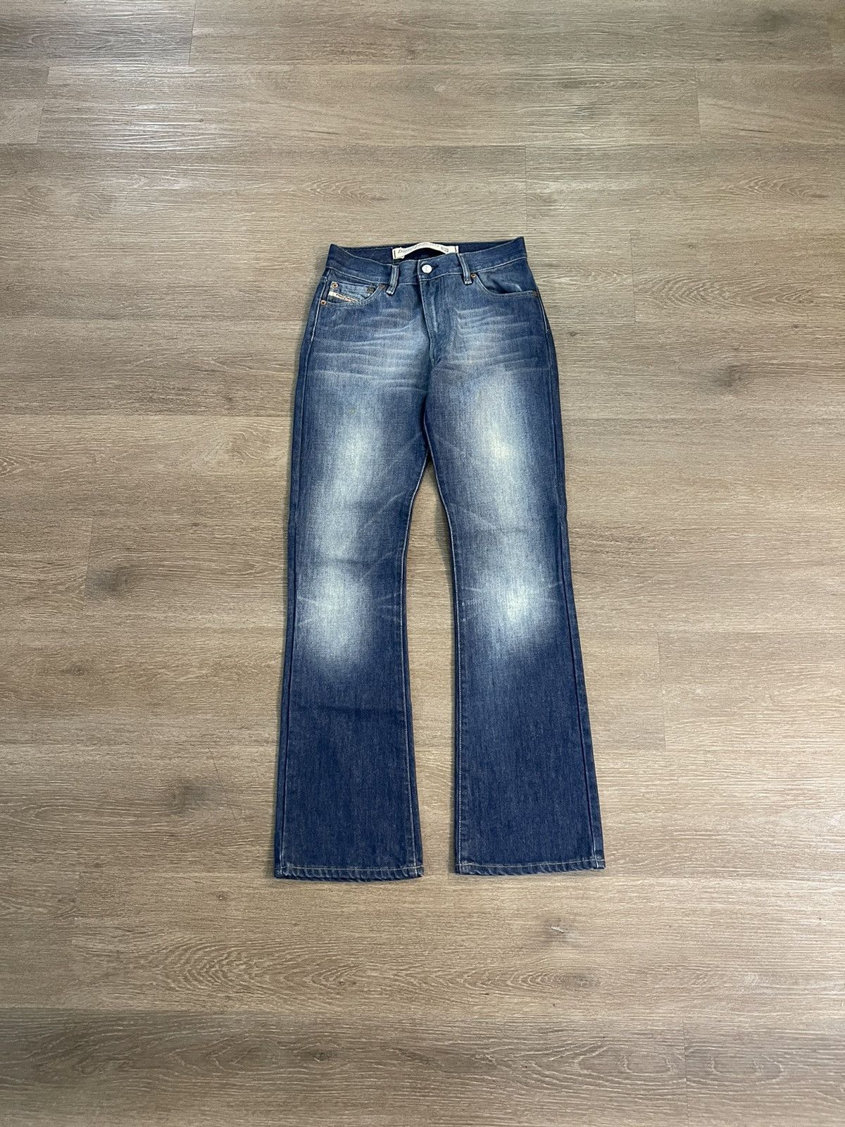 Diesel × Vintage Vintage Diesel Flare Pants Y2K Fanker Size US 27 - 1 Thumbnail