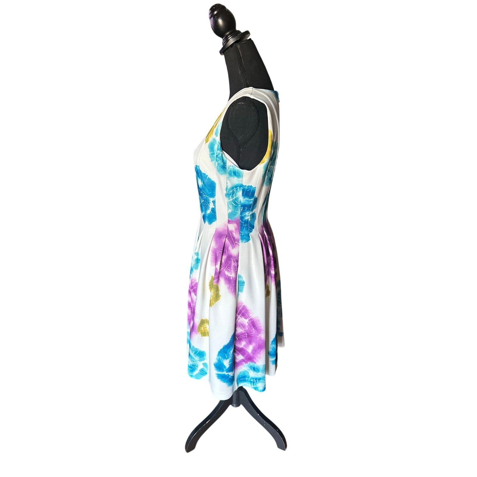 Calvin Klein Calvin Klein Floral Sleeveless Fit & Flare Dress Size XS / US 0-2 / IT 36-38 - 5 Thumbnail