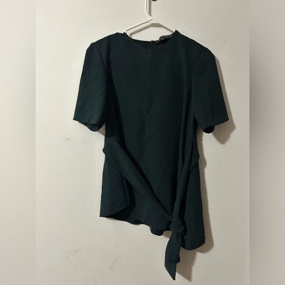 Zara Zara Green Blouse Size S / US 4 / IT 40 - 1 Thumbnail