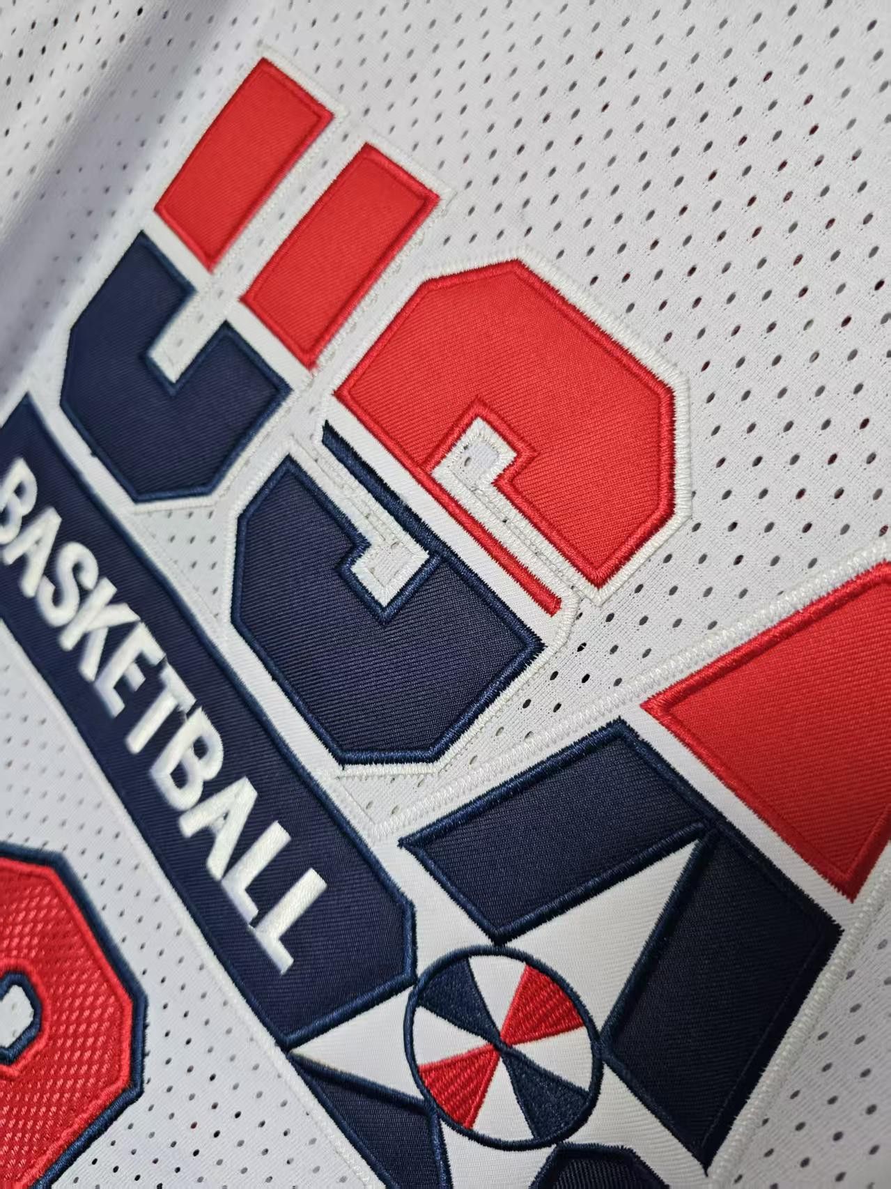 NBA Michael Jordan Jersey USA 9 White Double Stitched XXL Size US XXL / EU 58 / 5 - 4 Thumbnail