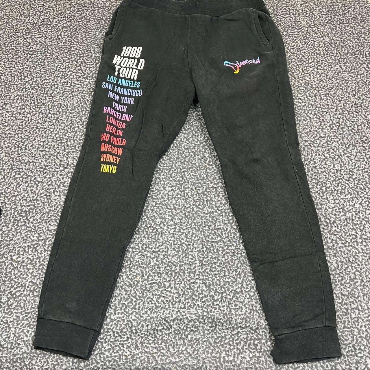 Diamond Supply Co. Diamond Supply Co. Sweatpants Men XL 1998 World Tour 35x31 Size US 35 - 1 Thumbnail