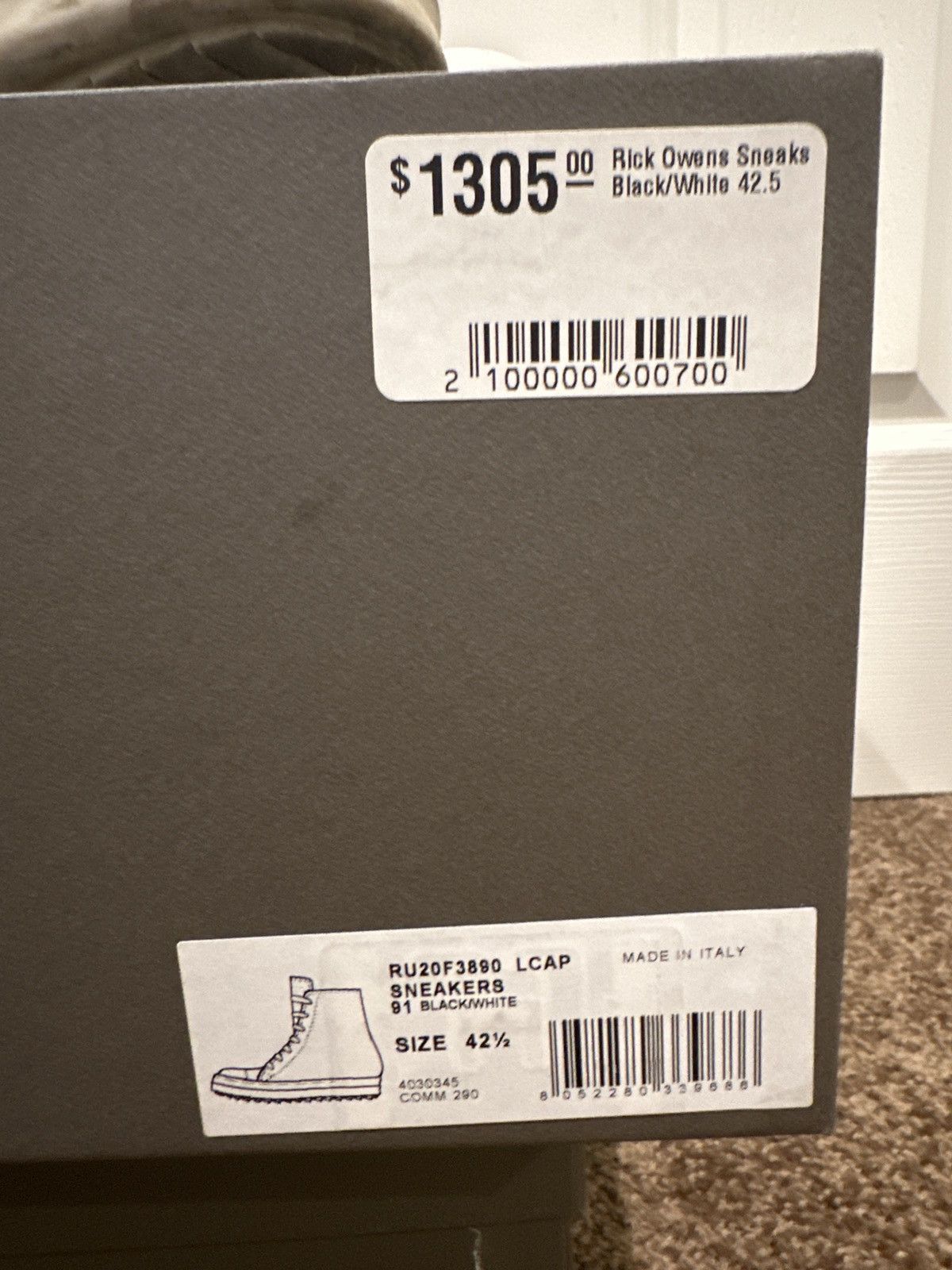 Rick Owens Rick Owens ramones performa 2020 Size US 9.5 / EU 42-43 - 5 Thumbnail