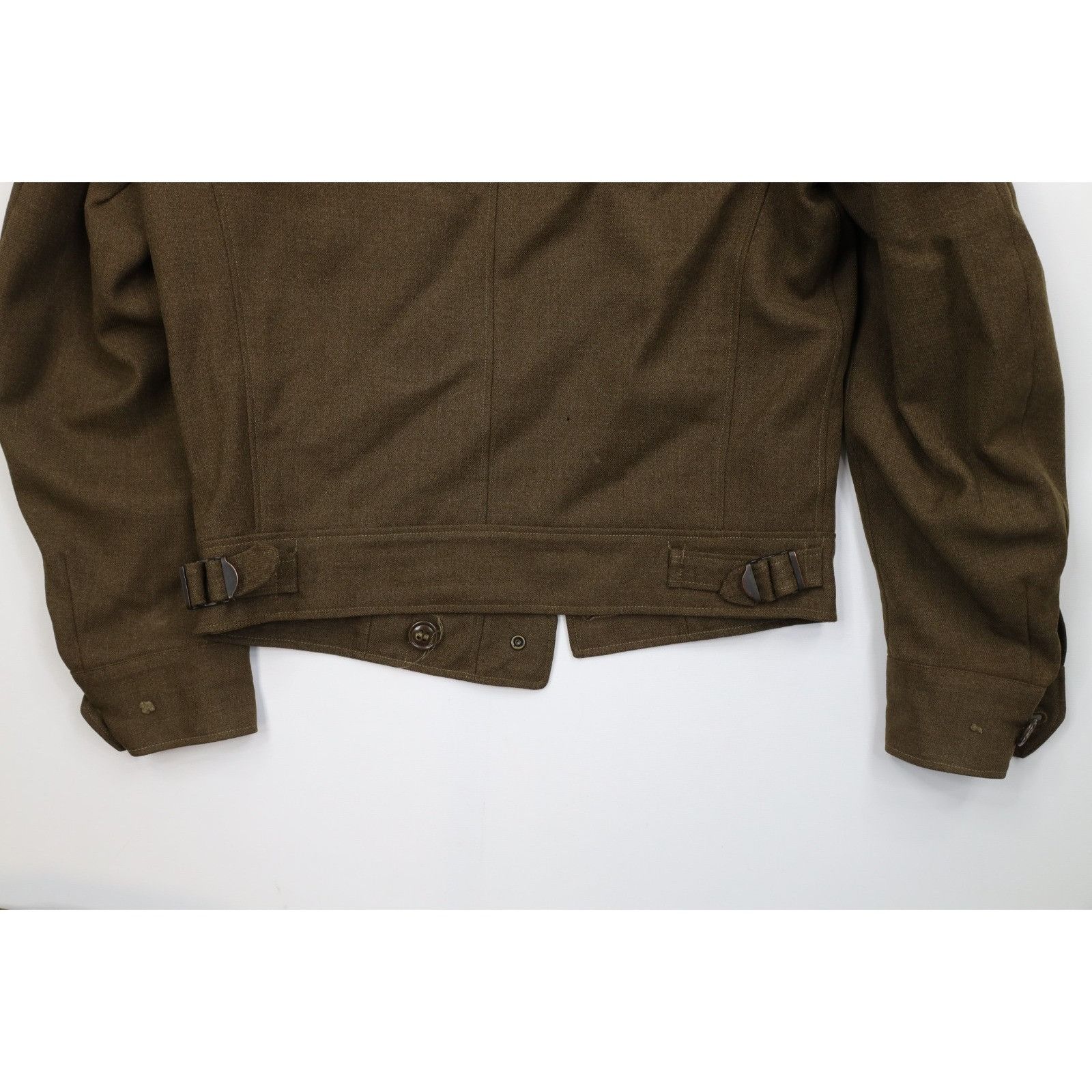 Vintage Vintage 50s Korean War 32R 2 Piece Wool Ike Uniform Suit Size 34R - 9 Thumbnail