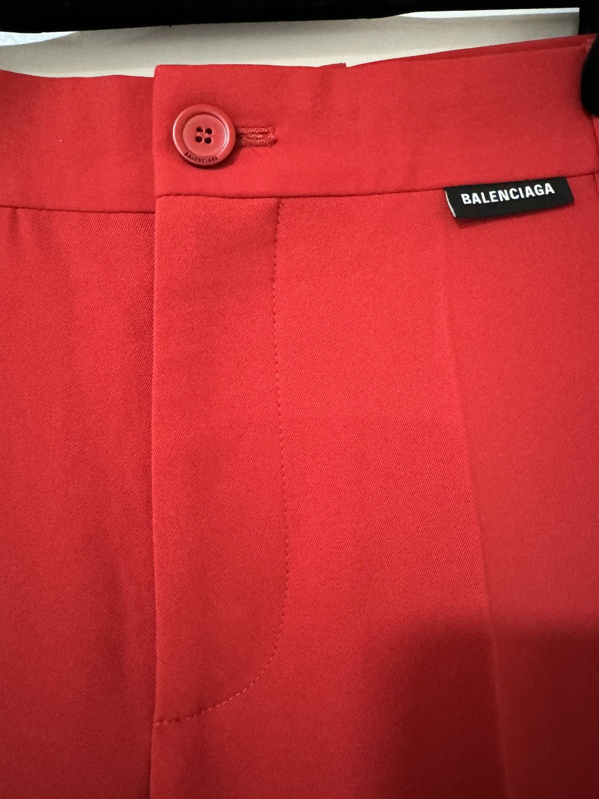 Balenciaga SS19 Red Fluid Trouser Size US 30 / EU 46 - 4 Thumbnail