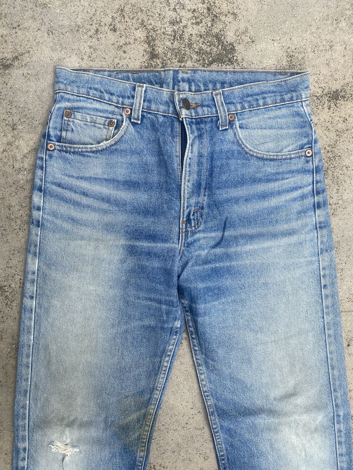 Levi's × Levi's Vintage Clothing × Vintage Vintage Levis 505 Faded Blue Jeans Size US 29 - 2 Thumbnail