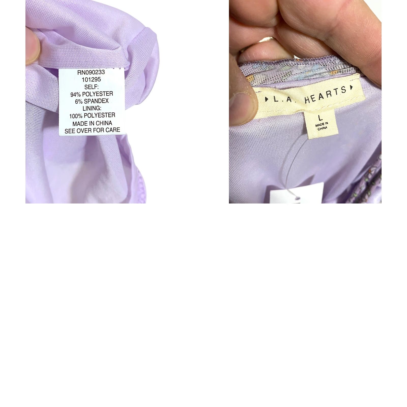 Pacsun VINTAGE LA Hearts PacSun Purple Floral Cami Slip Dress L Hippe Retro Y2K Spring Boho NWT Size L / US 10 / IT 46 - 8 Thumbnail