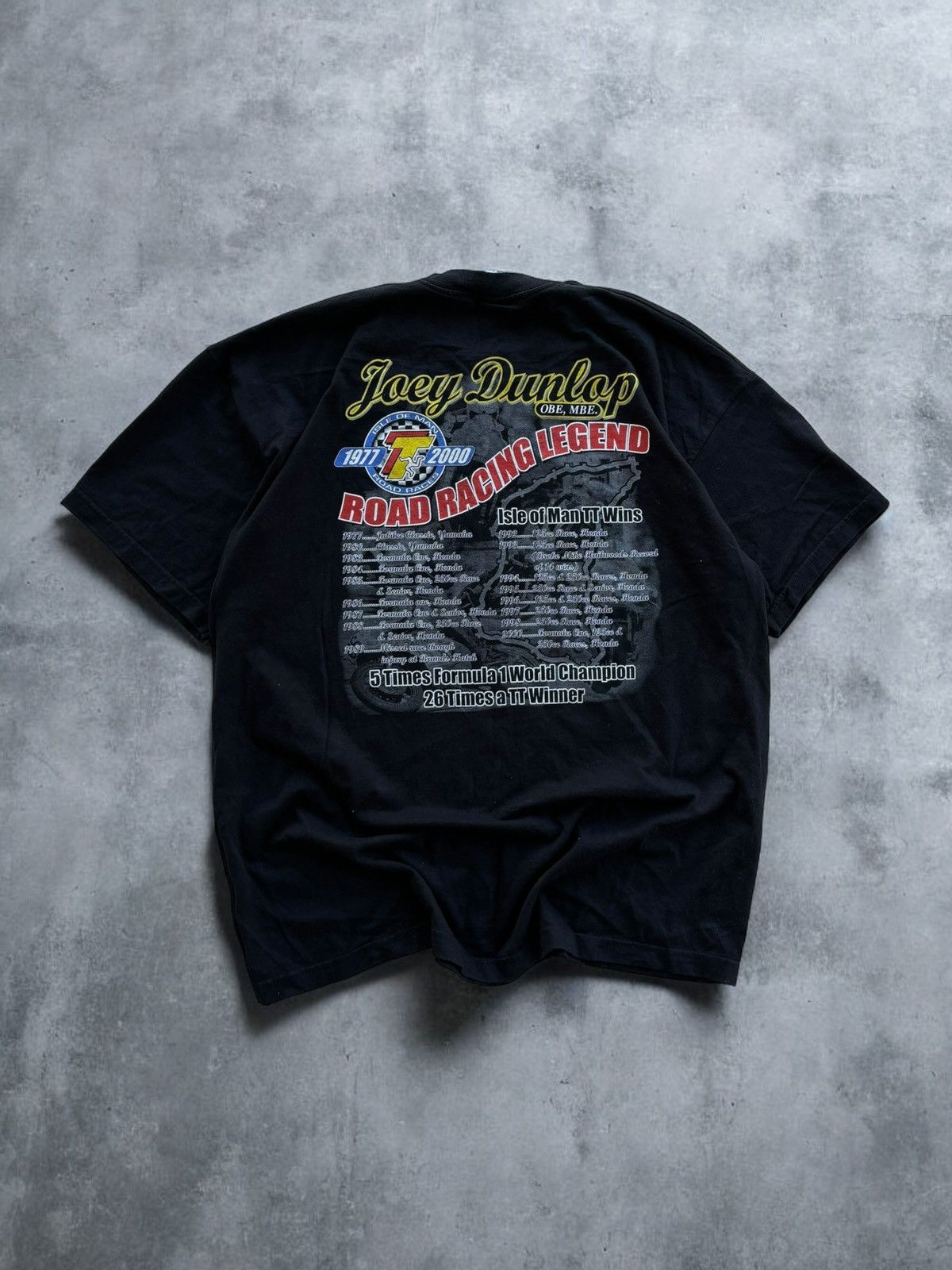 Dunlop × Honda T-shirt Joey Dunlop 2000s 00’ screen stars Size US XXL / EU 58 / 5 - 3 Thumbnail