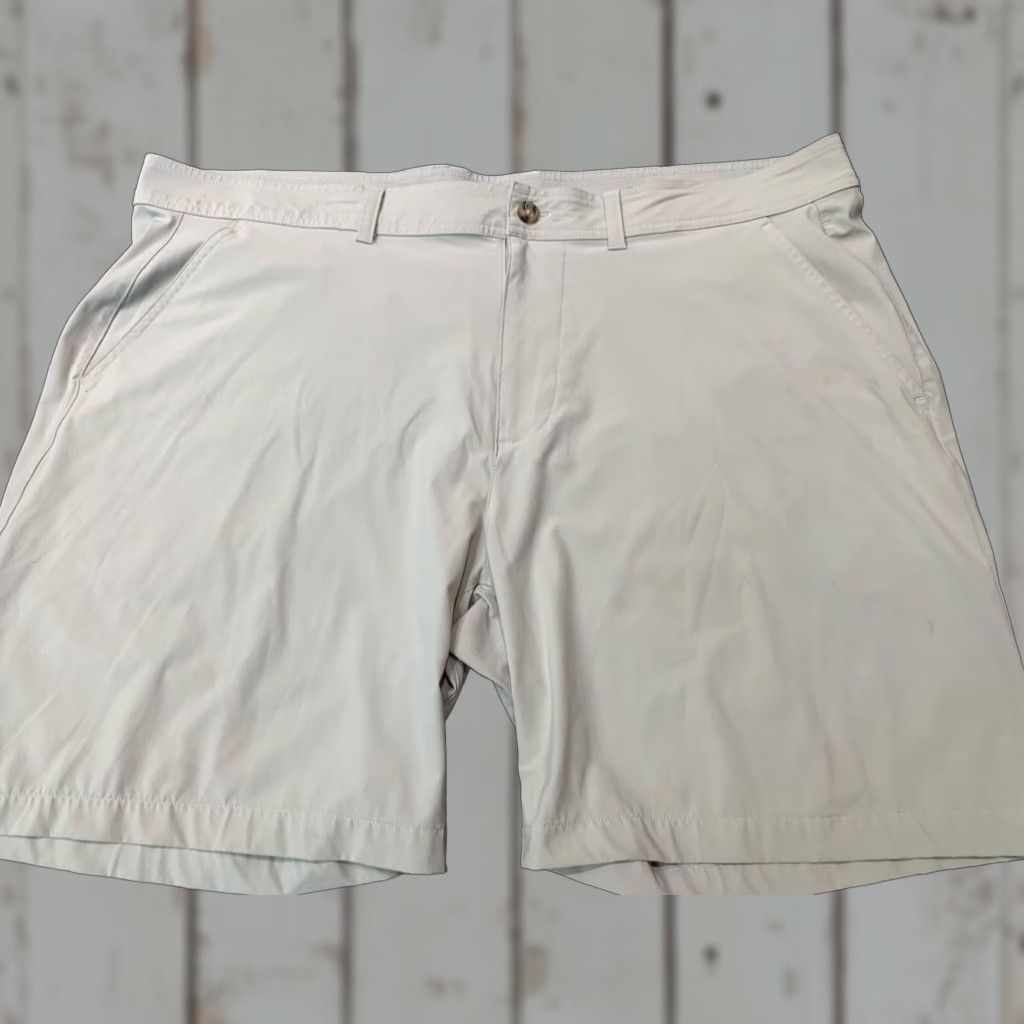 Vintage Gen Teal Chino Shorts Adult 42 Beige Outdoor Travel Stretch Mens Size US 42 / EU 58 - 1 Thumbnail