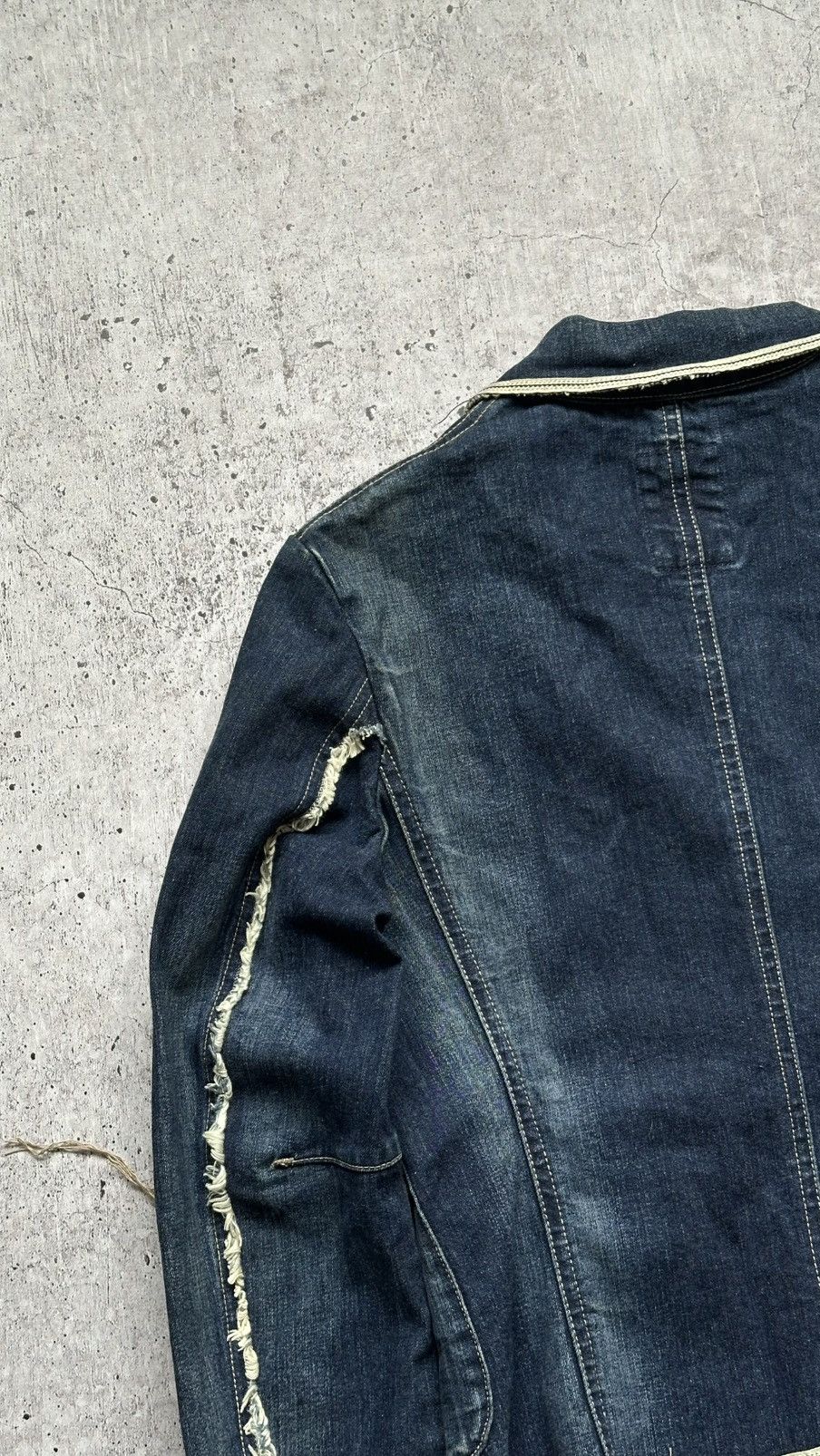 Marithe + Francois Girbaud Women's Marithe Francois Girbaud Vintage Denim Blazer Size S / US 4 / IT 40 - 20 Thumbnail