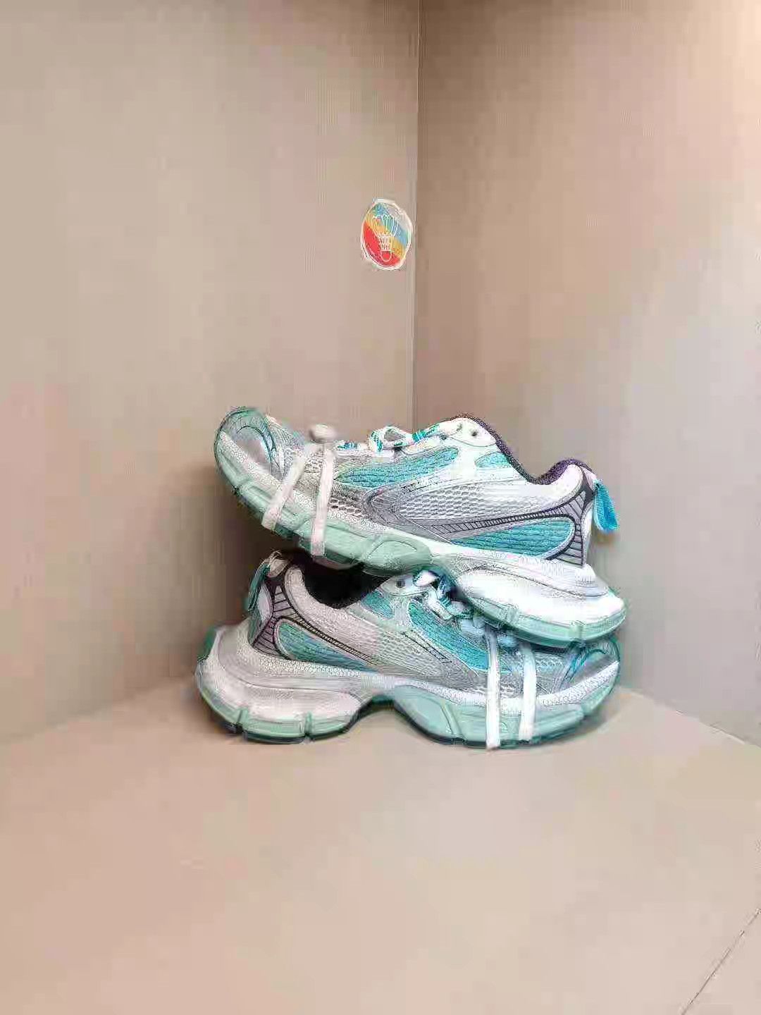 Balenciaga Balenciaga Triple S Grey/Blue K15 Size US 7 / IT 37 - 3 Thumbnail