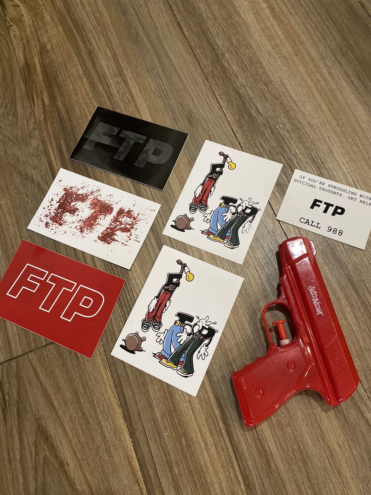 Fuck The Population 6 FTP Sticker BUNDLE + Section 8 Water Gun | Grailed