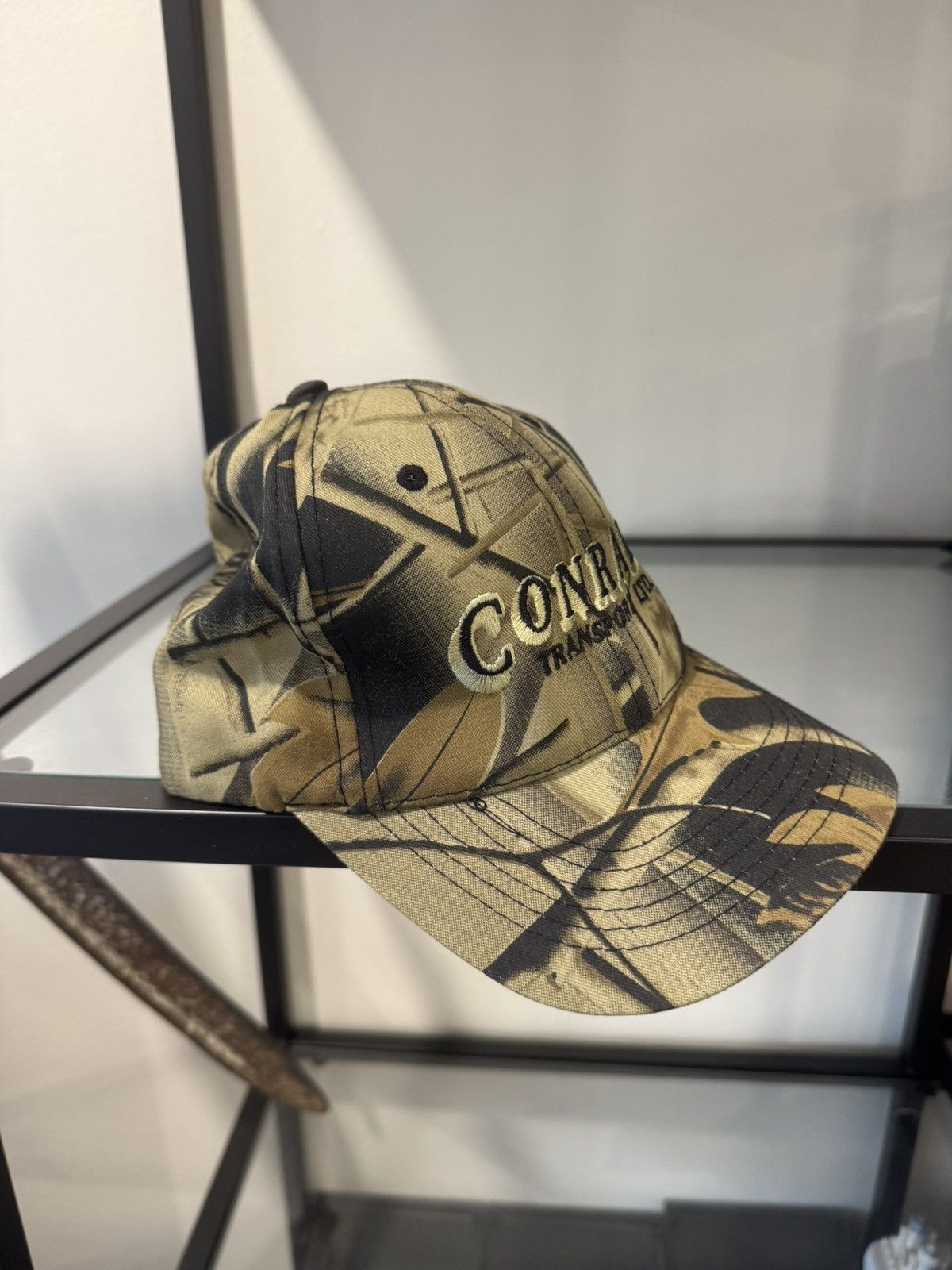 Realtree Conrads Transport RealTree Camo Military Hat Vintage Wood Size ONE SIZE - 3 Thumbnail