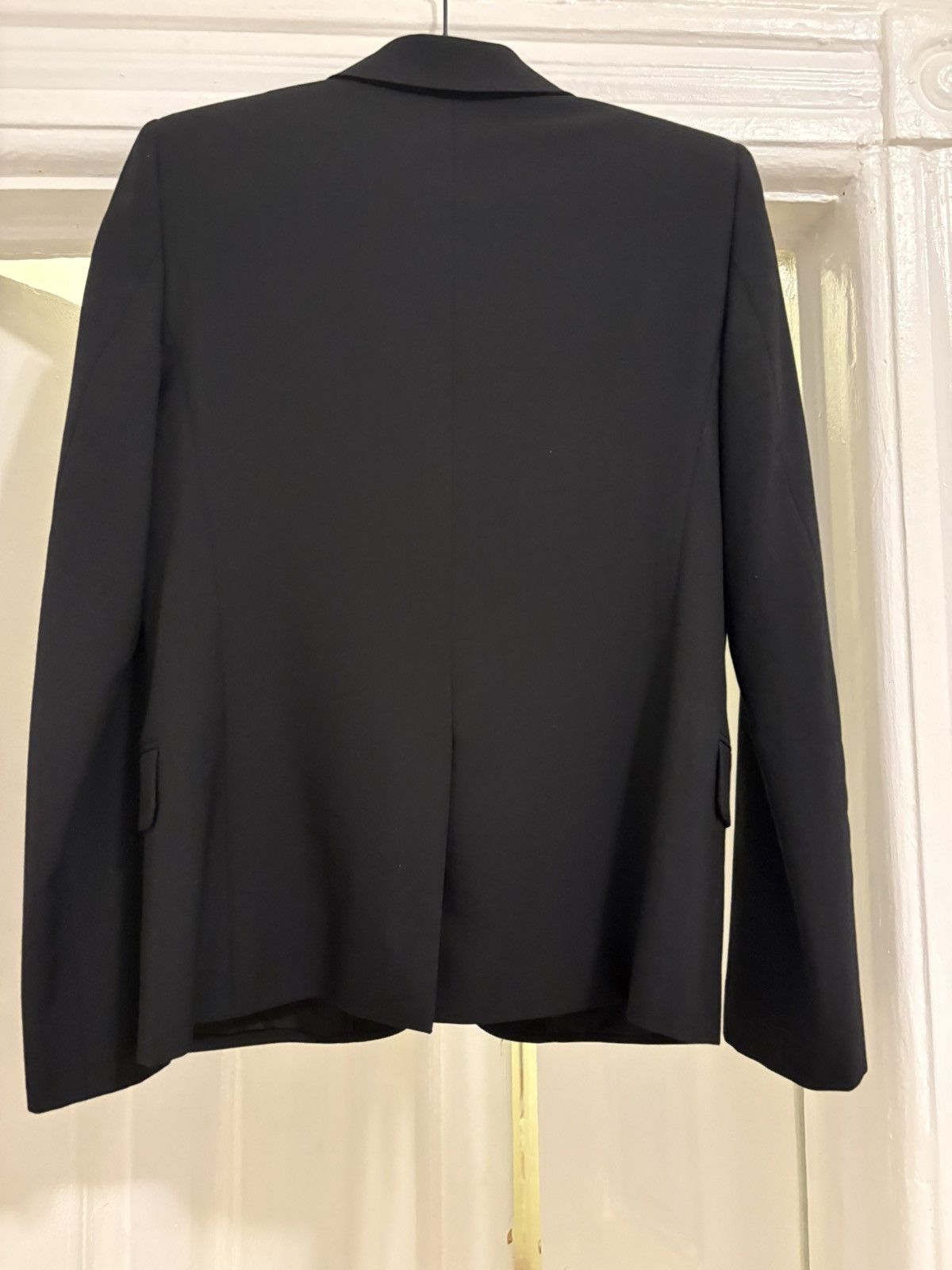 Saint Laurent Paris Saint Laurent Black Wool Blazer with Gold Embroidered Lapels Size 38R - 5 Thumbnail