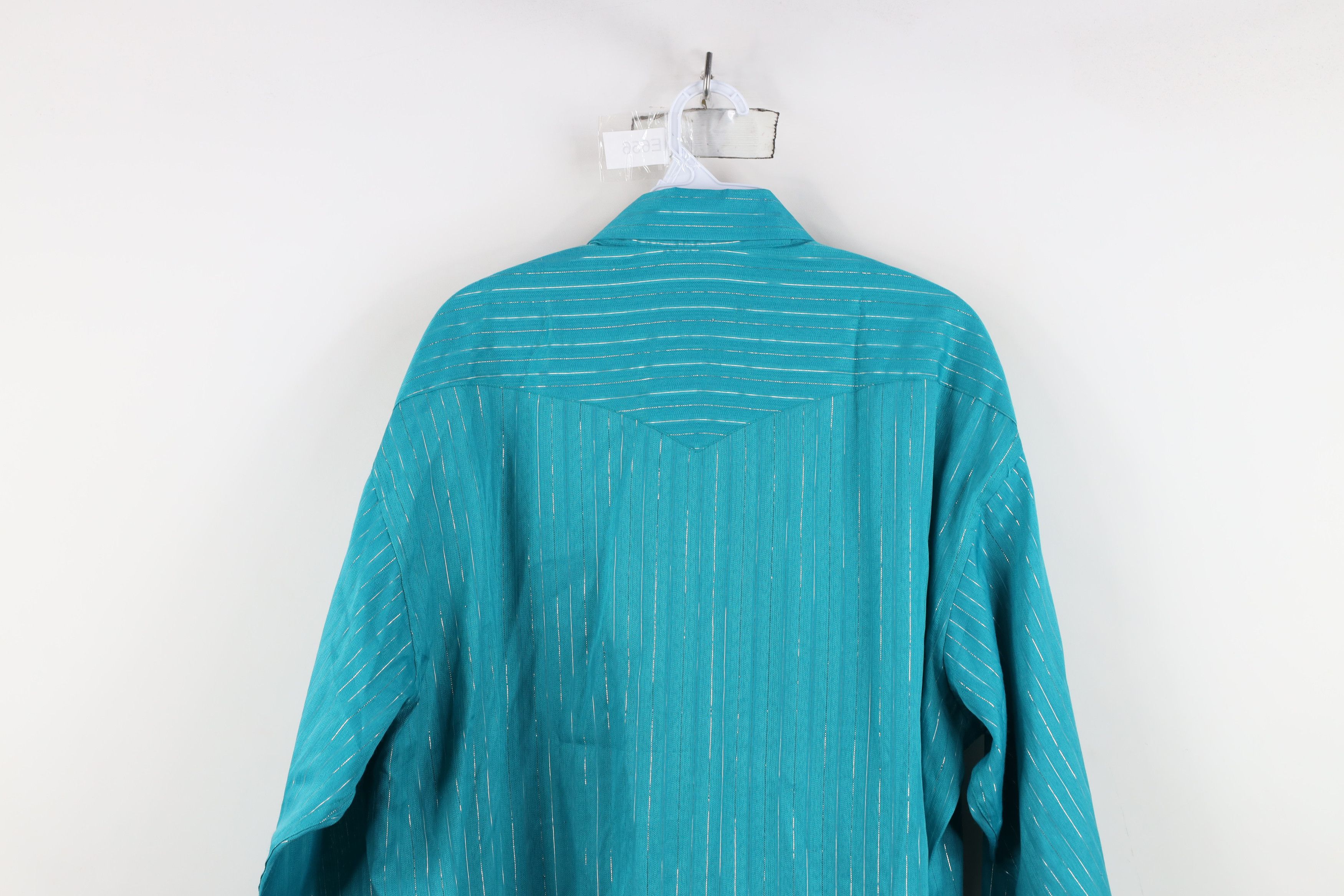 Vintage Vintage 90s Rockabilly Striped Cowboy Western Button Shirt Size US M / EU 48-50 / 2 - 11 Thumbnail