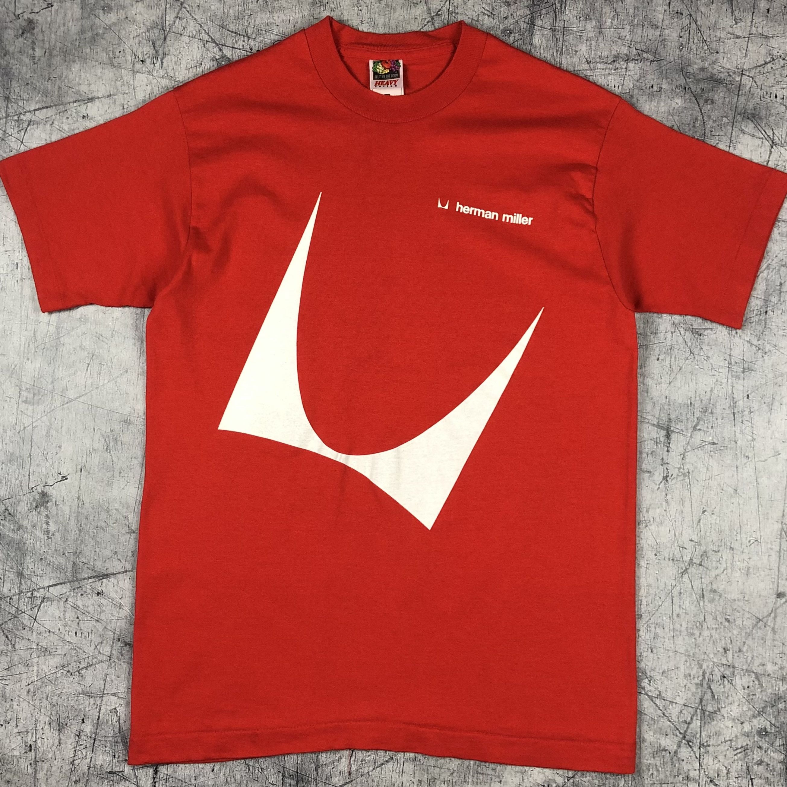 Vintage 90s Herman Miller USA Single Stitch Tee Size US M / EU 48-50 / 2 - 1 Thumbnail