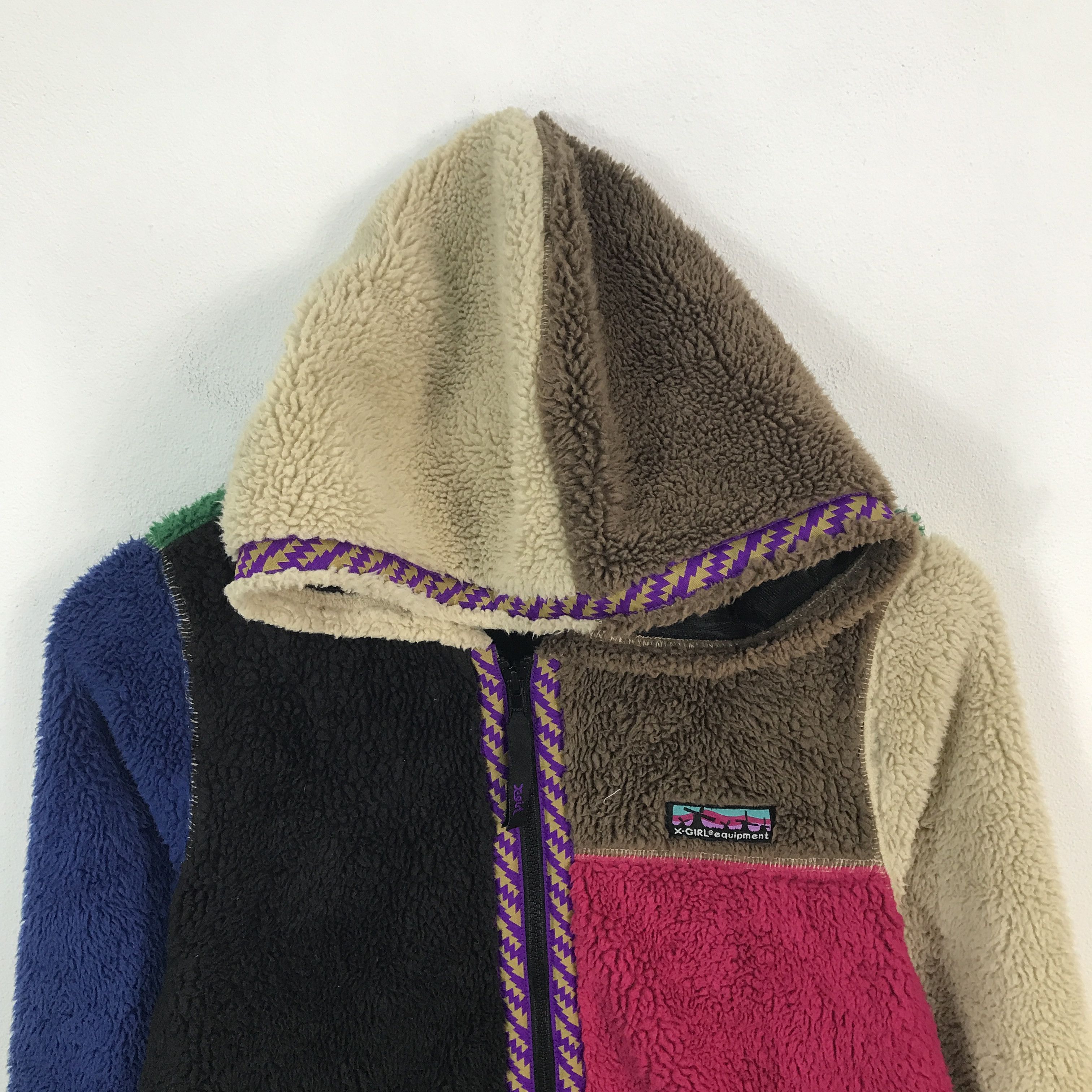 Japanese Brand X-Girl Hoodie jacket Multicolour Size S / US 4 / IT 40 - 2 Thumbnail