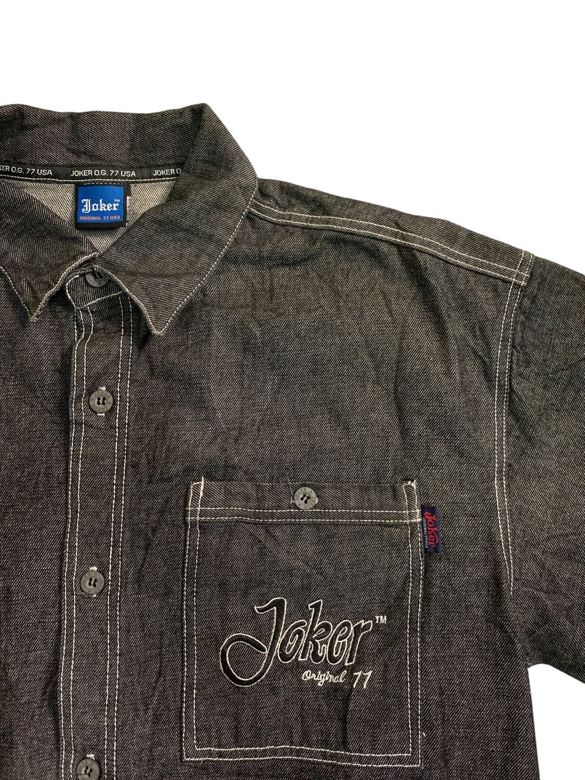 Other Rare Design Joker O.G. 77 USA Denim Shirts Size US XL / EU 56 / 4 - 7 Thumbnail