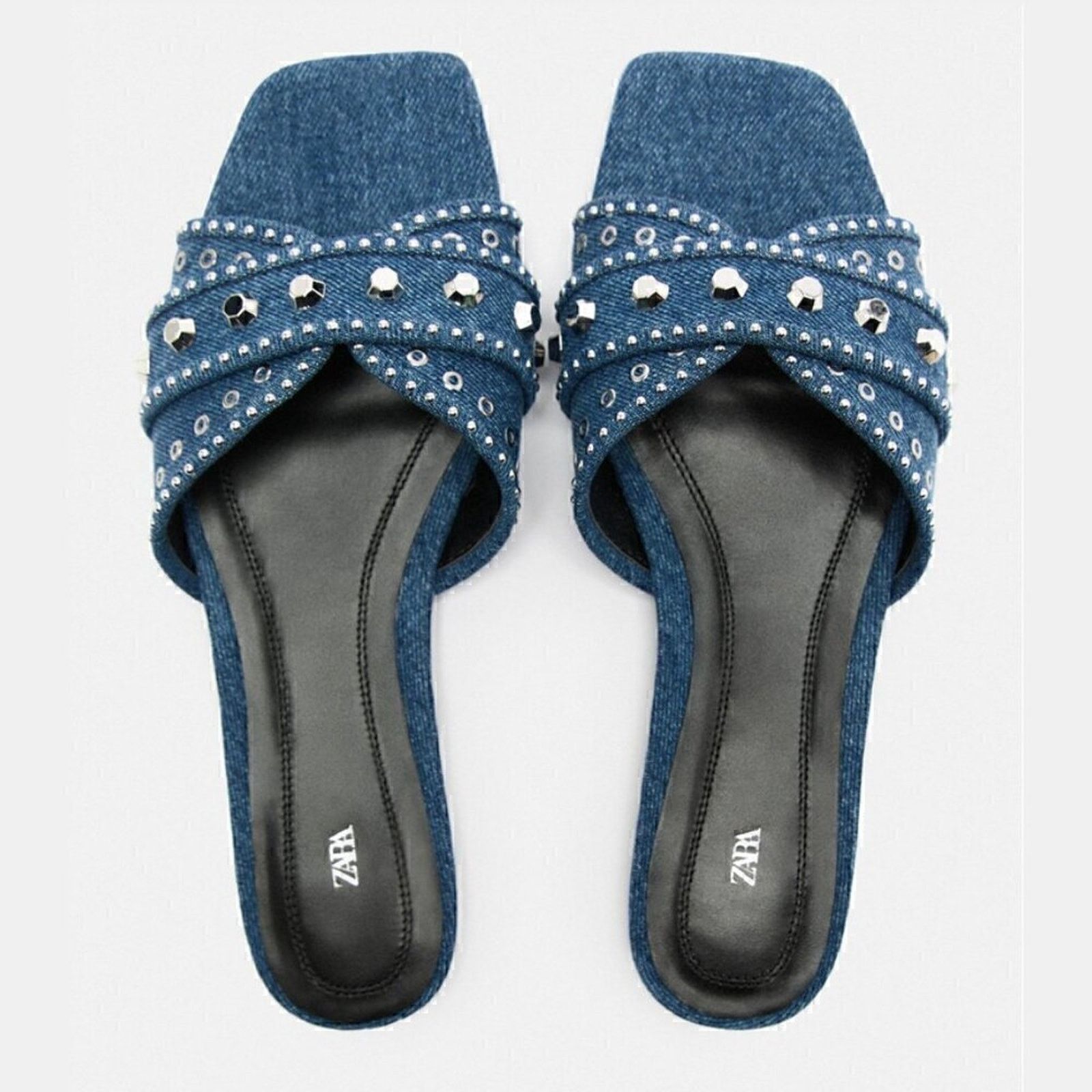 Zara ZARA Square Toe Flats NWT Size US 8 / IT 38 - 20 Thumbnail