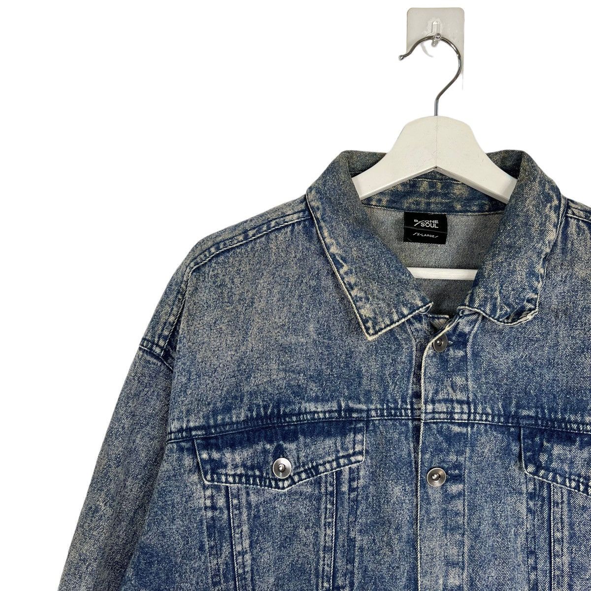 Japanese Brand 🔥 B ONE SOUL DYED DENIM TRUCKER JACKET Size US M / EU 48-50 / 2 - 7 Thumbnail