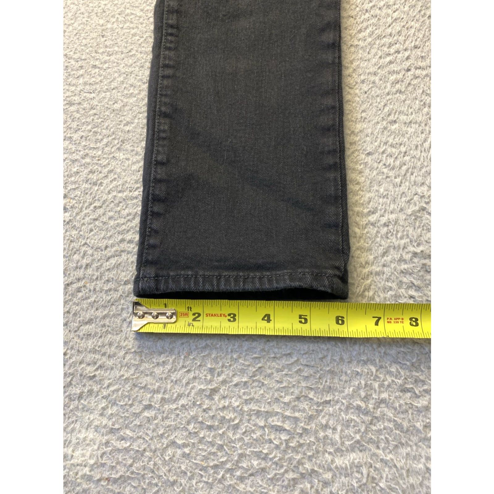 Gap GAP Jeans Pants Womens 28x26 Black Low Rise Y2K 5-Pocket Regular Fit Belt Loops Cotton Jeans - 2010s Chic Moto Womens/Girls? Size 28" / US 6 / IT 42 - 6 Thumbnail