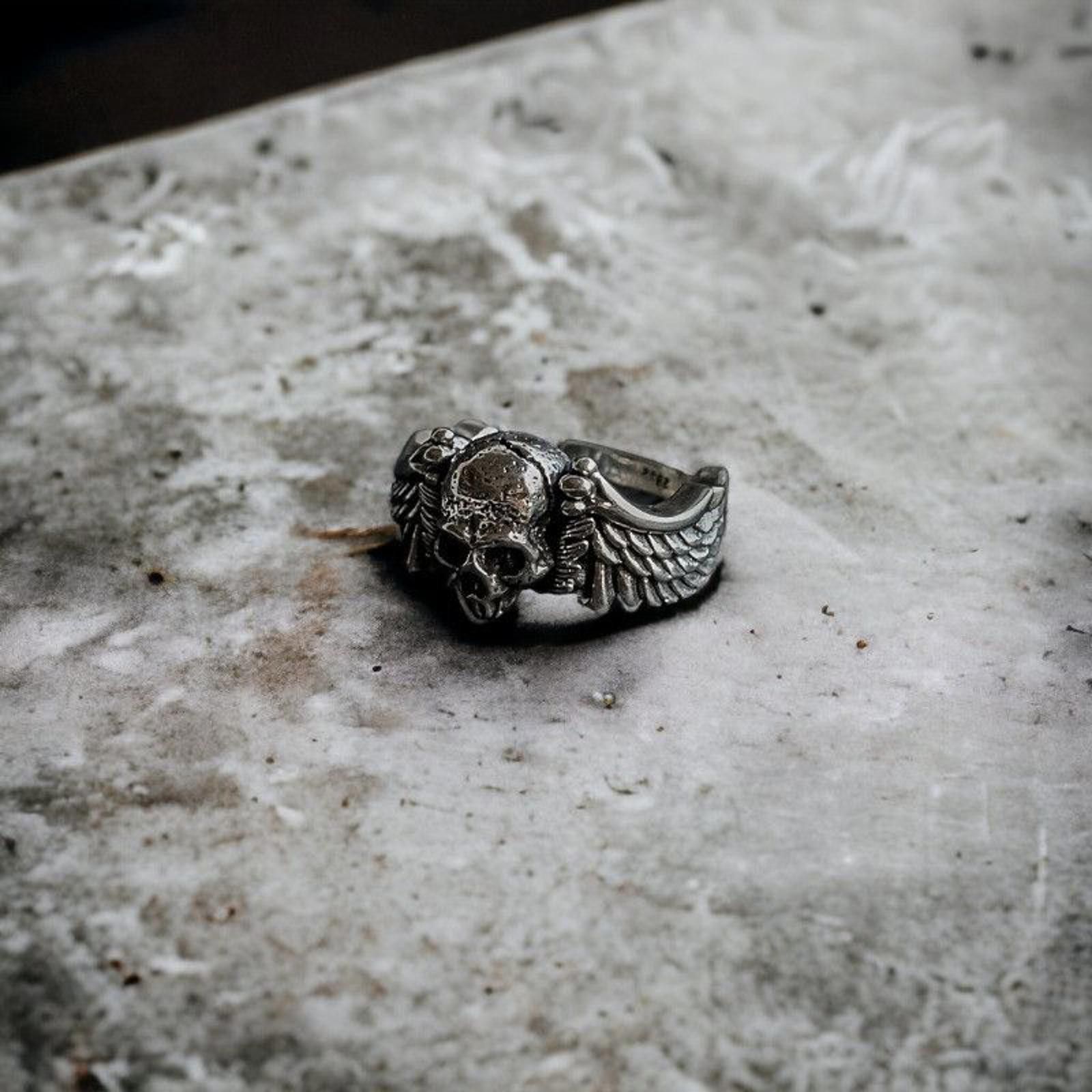 Jewelry Skull Ring Size ONE SIZE - 6 Thumbnail