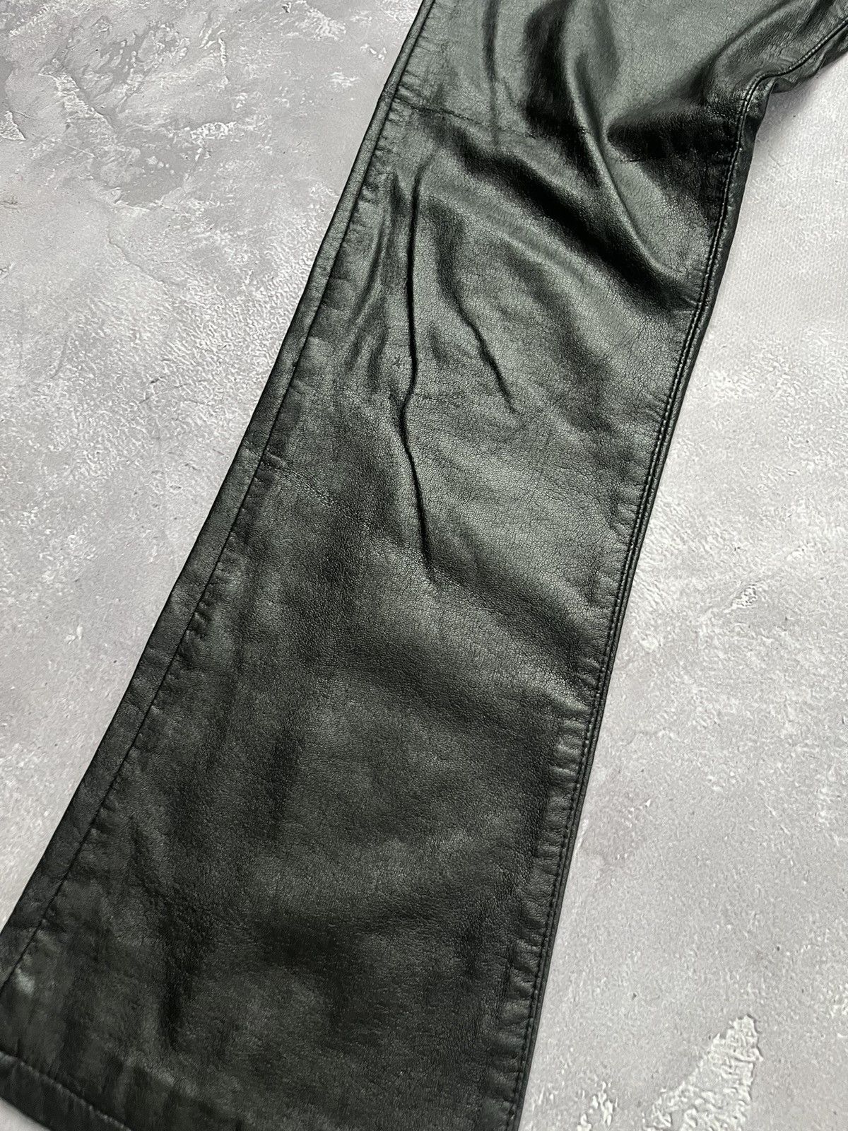 Japanese Brand × Miss Sixty Miss Sixty Flared Boot Cut Eco Leather Pants Jeans Y2K Size 28" / US 6 / IT 42 - 5 Thumbnail