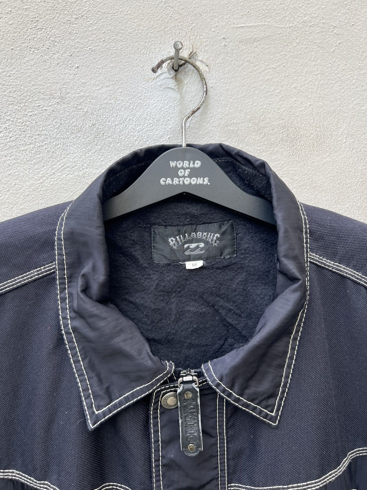 Billabong × Vintage Vintage 90s Billabong Hybrid Bomber Lined Jacket Size US M / EU 48-50 / 2 - 7 Thumbnail