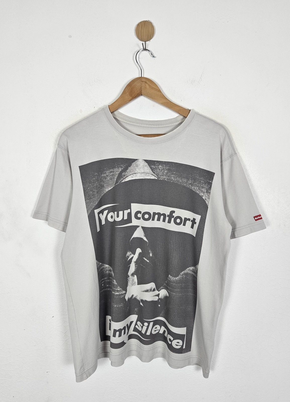 Barbara Kruger Barbara Kruger Your Comfort is My Silence shirt Size US L / EU 52-54 / 3 - 1 Thumbnail