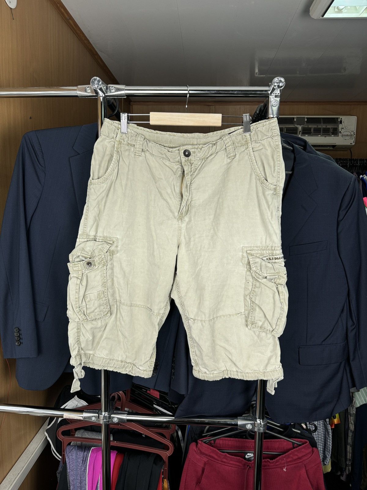 Alpha Industries × Vintage Mens Vintage Cargo Shorts Alpha Industries y2k rare drip Size US 38 / EU 54 - 1 Thumbnail