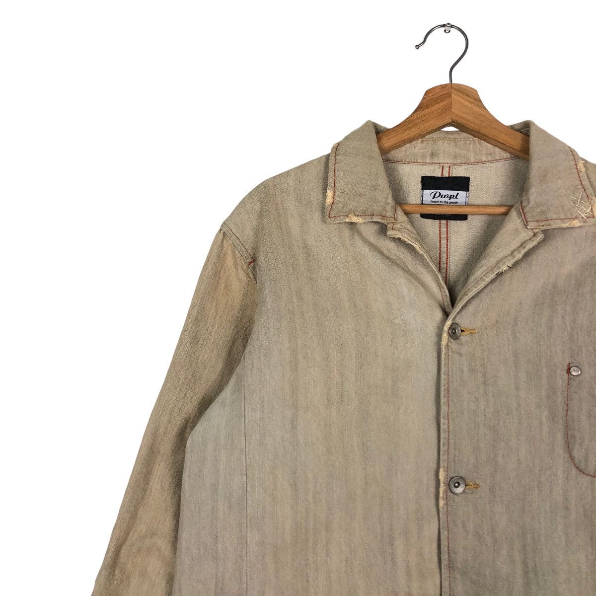 Issey Miyake 🔥Vintage Chore Work Jacket Union Pwpl Issey Miyake Japan Size US L / EU 52-54 / 3 - 7 Thumbnail