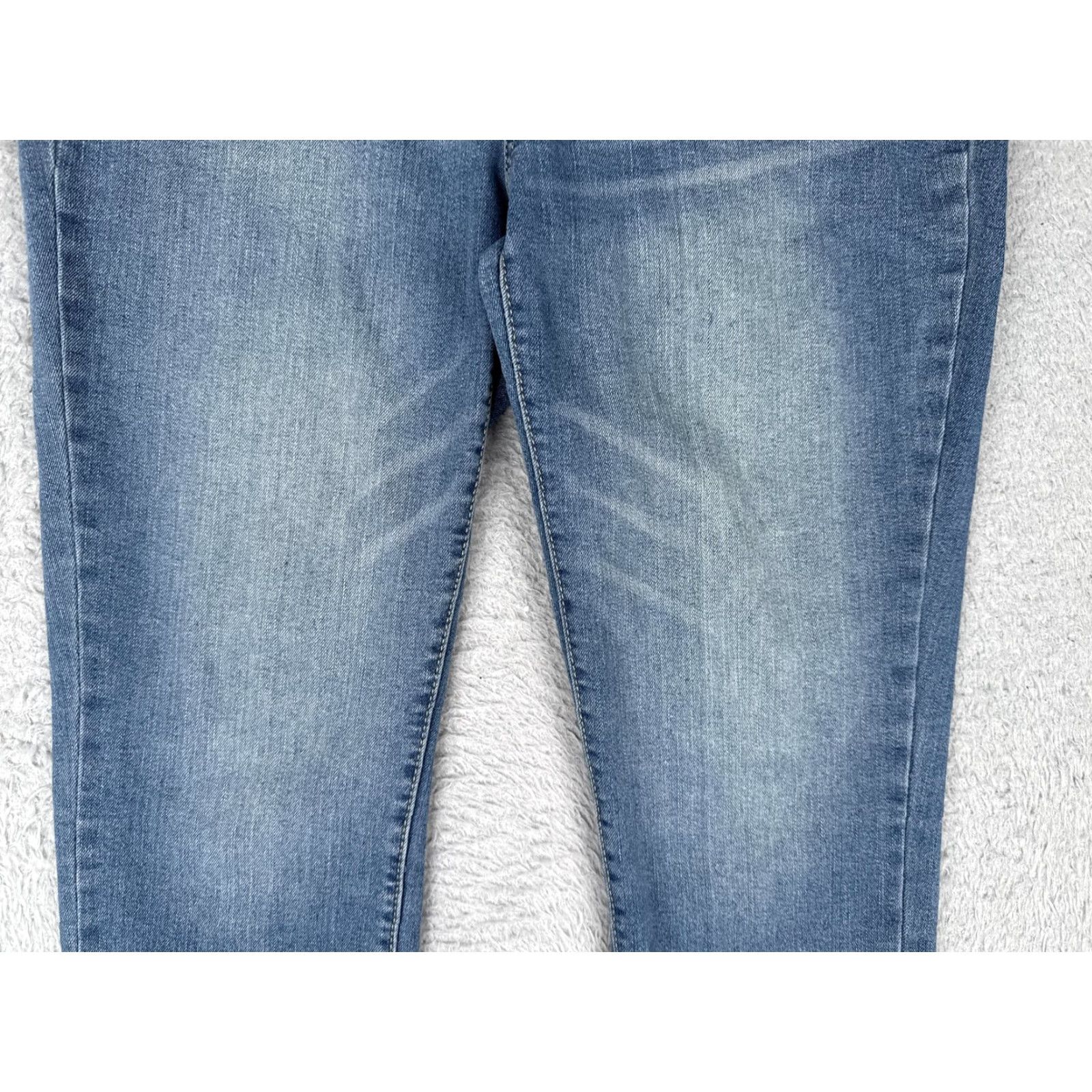 Vintage d.jeans Jeans Womens 6 Blue High Rise Button Fly Stretch Denim Cropped Capri 19L Size 28" / US 6 / IT 42 - 3 Thumbnail