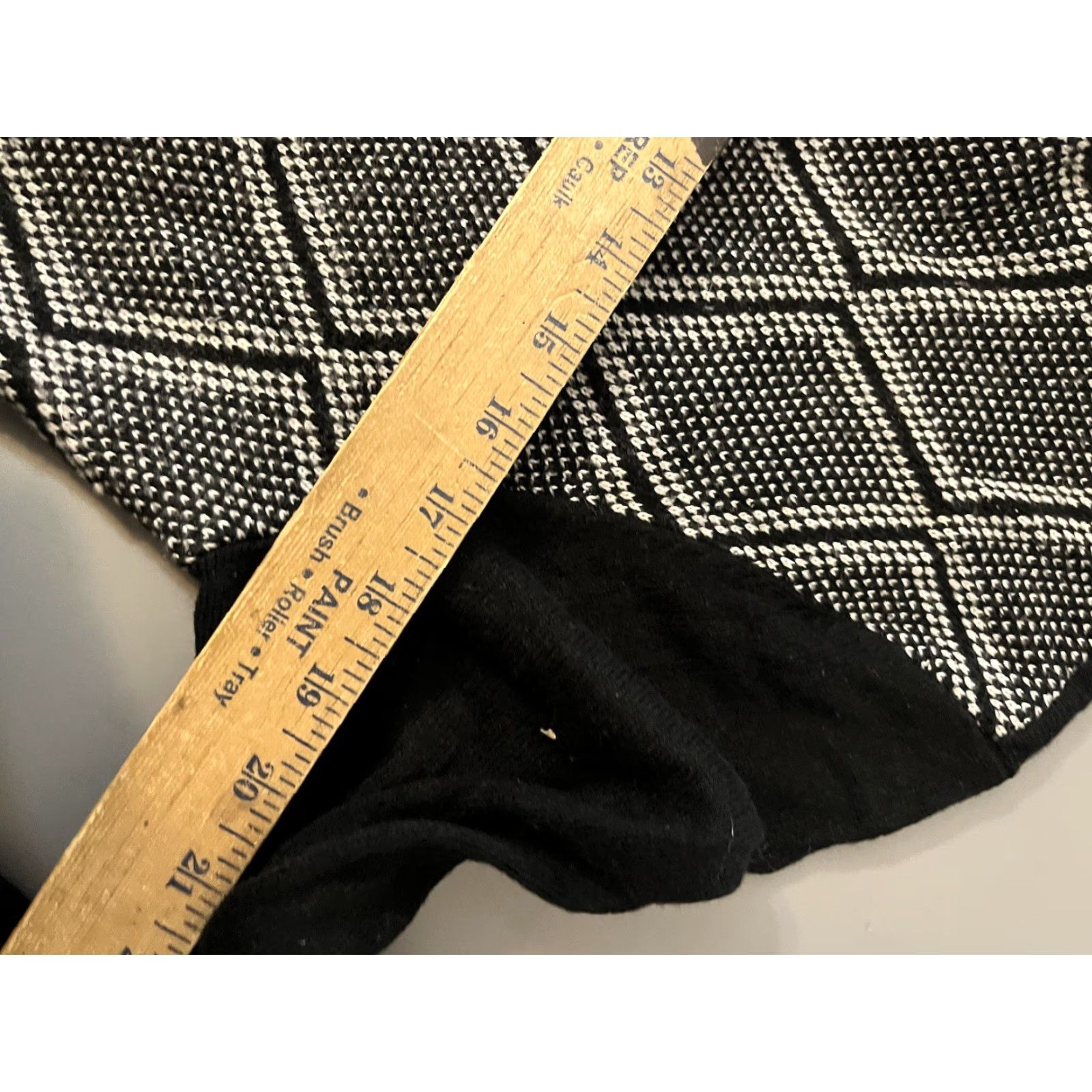 Croft & Barrow Croft & Barrow Women’s Sweater M Black Turtle Neck Argyle Pullover Size M / US 6-8 / IT 42-44 - 5 Thumbnail