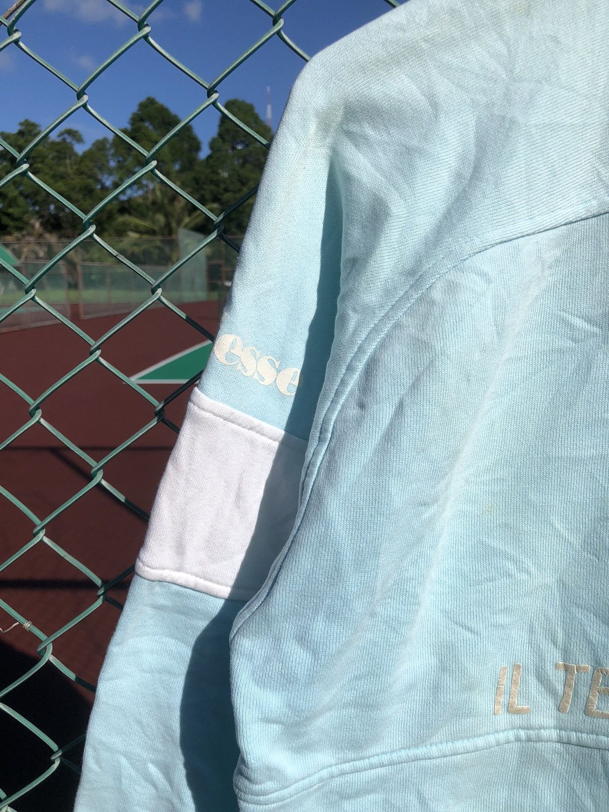 Ellesse × Japanese Brand × Vintage Vintage Ellesse Il Tennis Sul Serio 1/4 zipper Sweatshirt Size US L / EU 52-54 / 3 - 13 Thumbnail