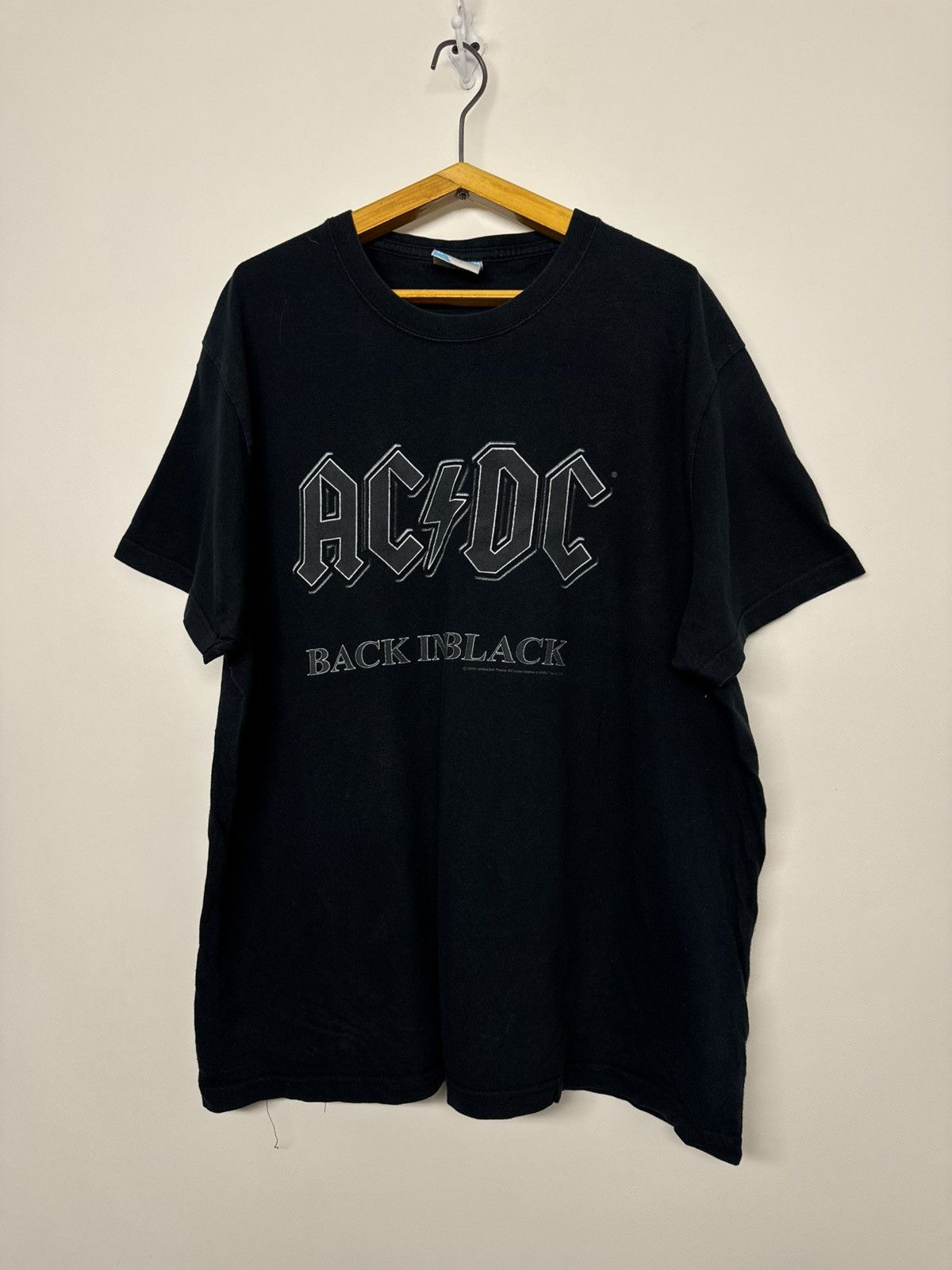 AC/DC Vintage ACDC ROCK BAND BACK In BLACK 00’’s Size US XL / EU 56 / 4 - 3 Thumbnail