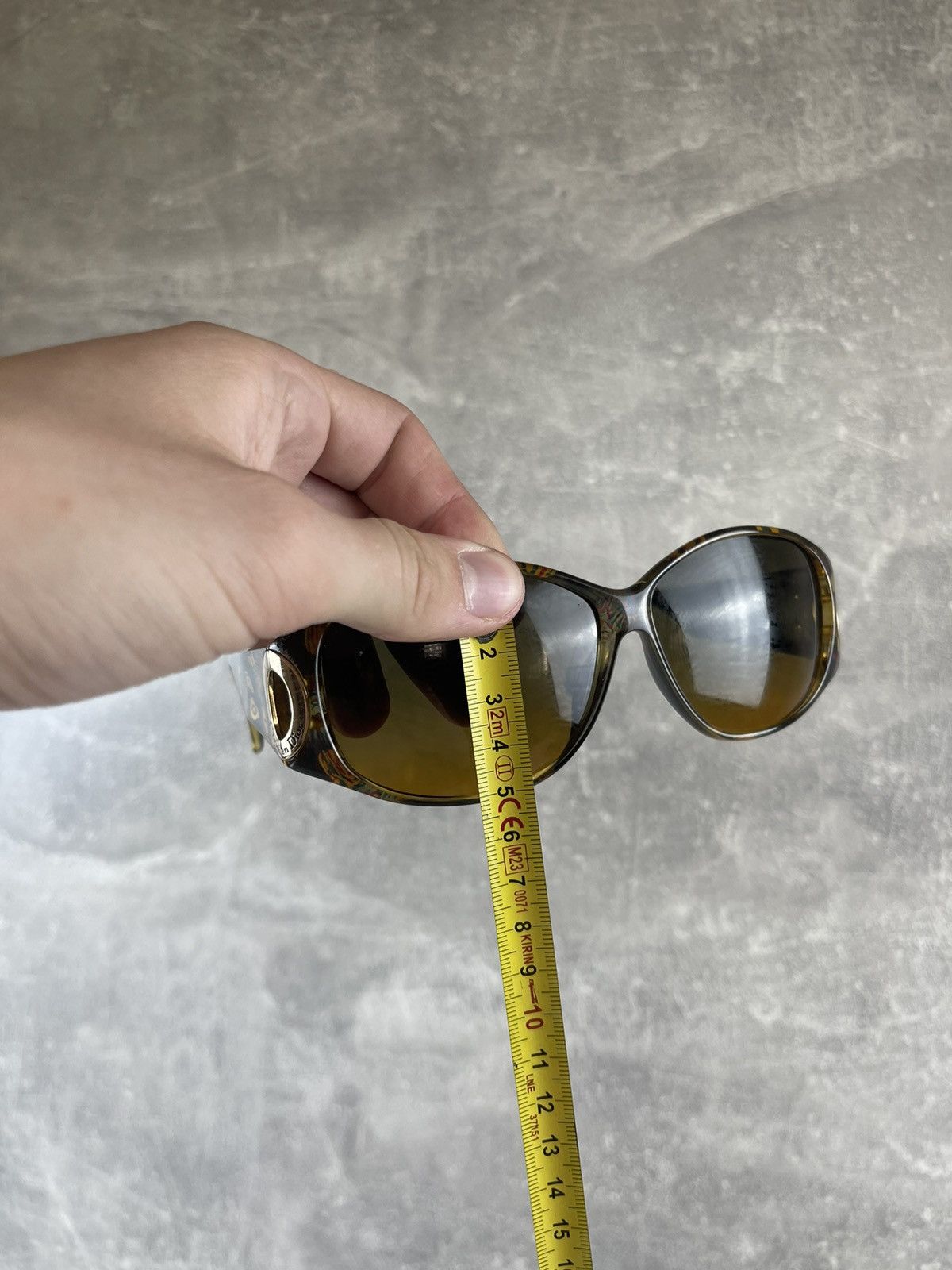 Christian Dior Monsieur × Vintage 90s Christian Dior Gradient Lens Peacock Frame Sunglasses Size ONE SIZE - 12 Thumbnail